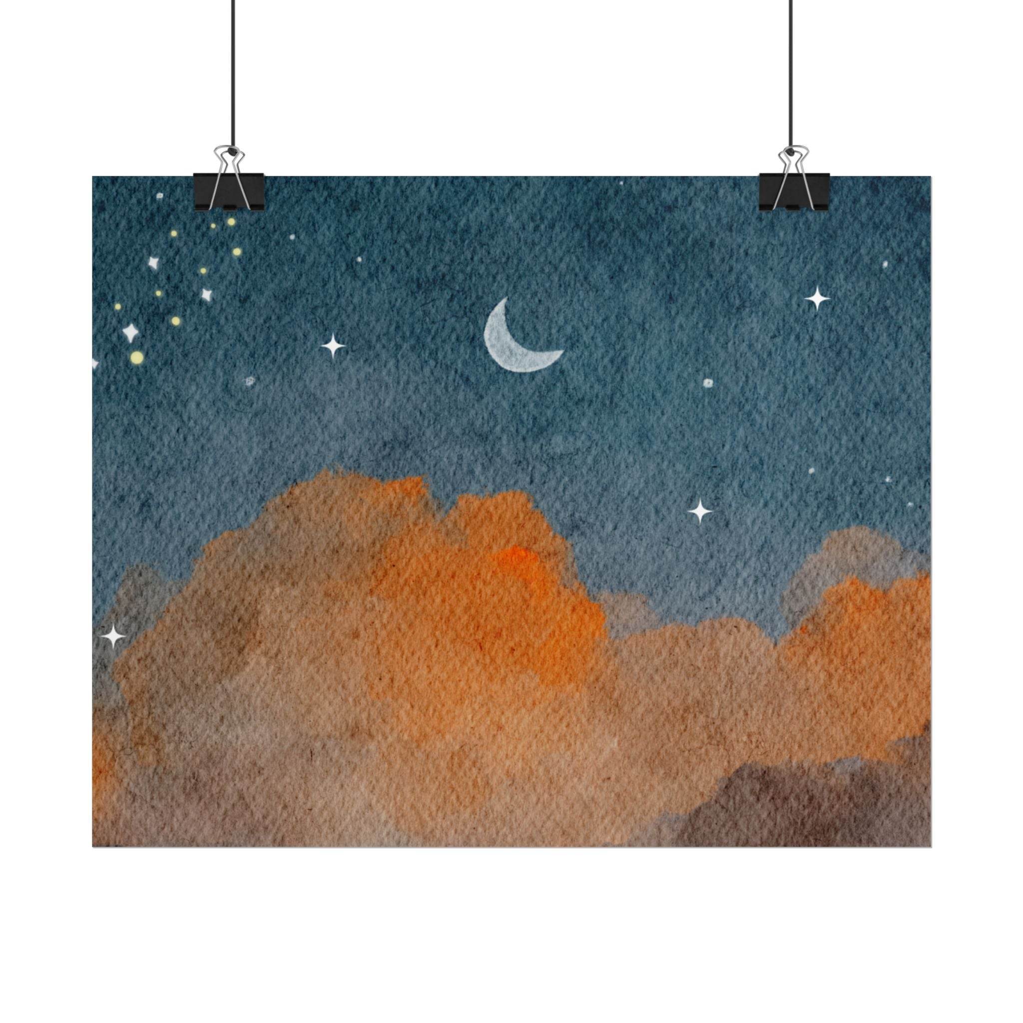 Dusk Sky Rolled Posters - Posters - Esmeralda Ecostore
