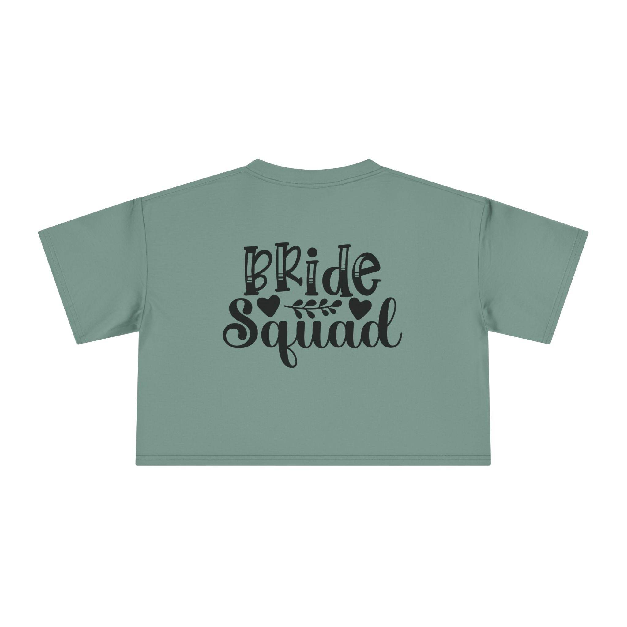 Bride Squad Women's Crop Tee