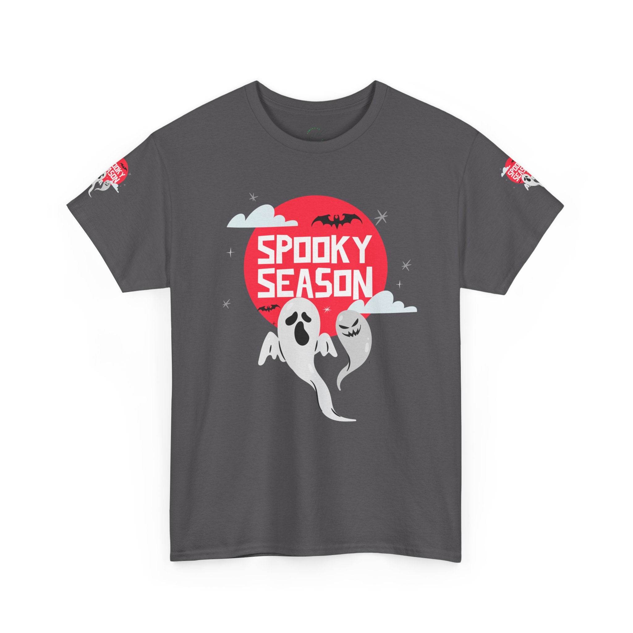 Spooky Season Halloween Eco-Friendly Shirt Unisex Heavy Cotton Tee