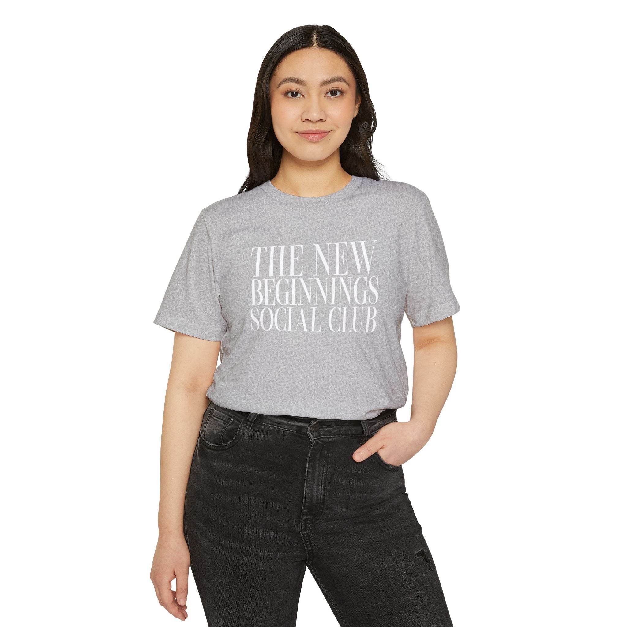 New Beginnings Unisex Recycled Organic T-Shirt - Esmeralda Ecostore