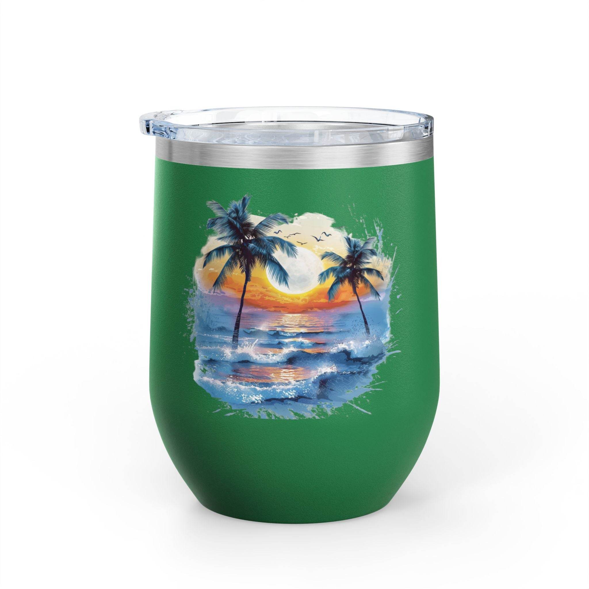 Tropical Sunset Wine Tumbler - Esmeralda Ecostore