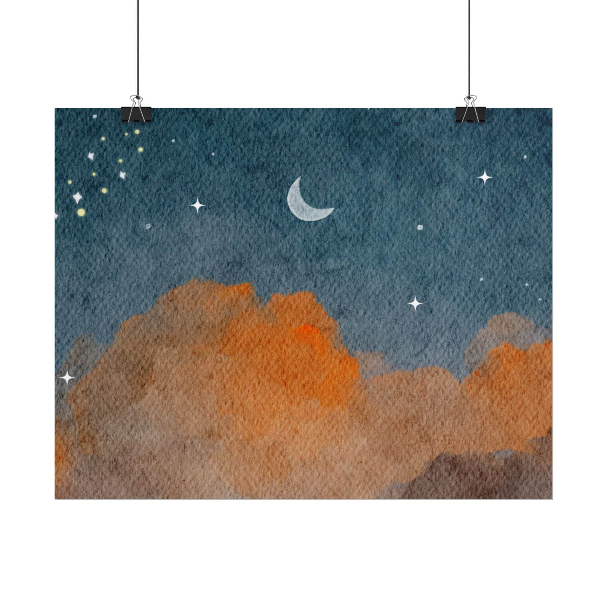 Dusk Sky Rolled Posters - Posters - Esmeralda Ecostore