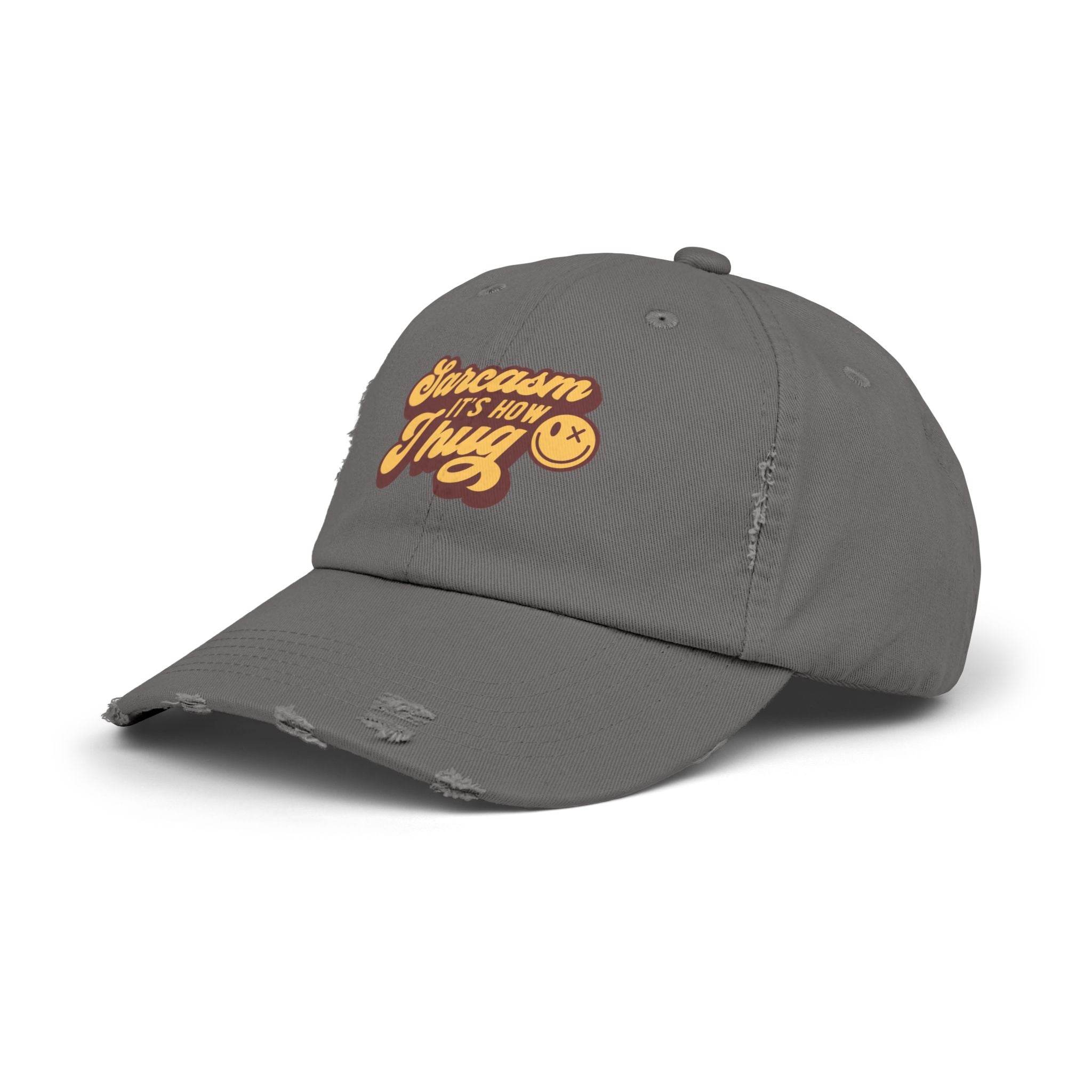 Sarcastic Unisex Distressed Cap - Esmeralda Ecostore