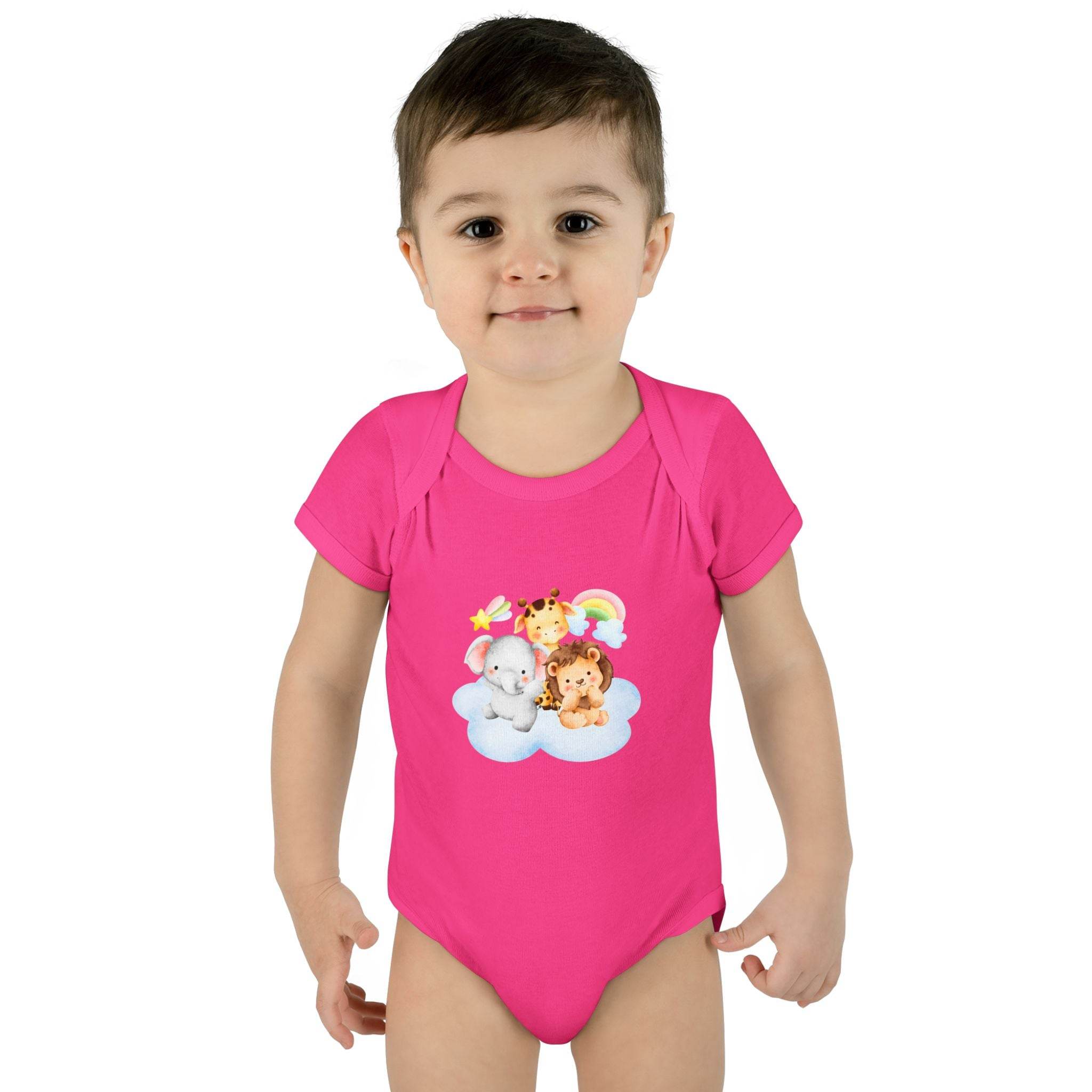 Cloud Buddies Infant Baby Rib Bodysuit - Esmeralda Ecostore