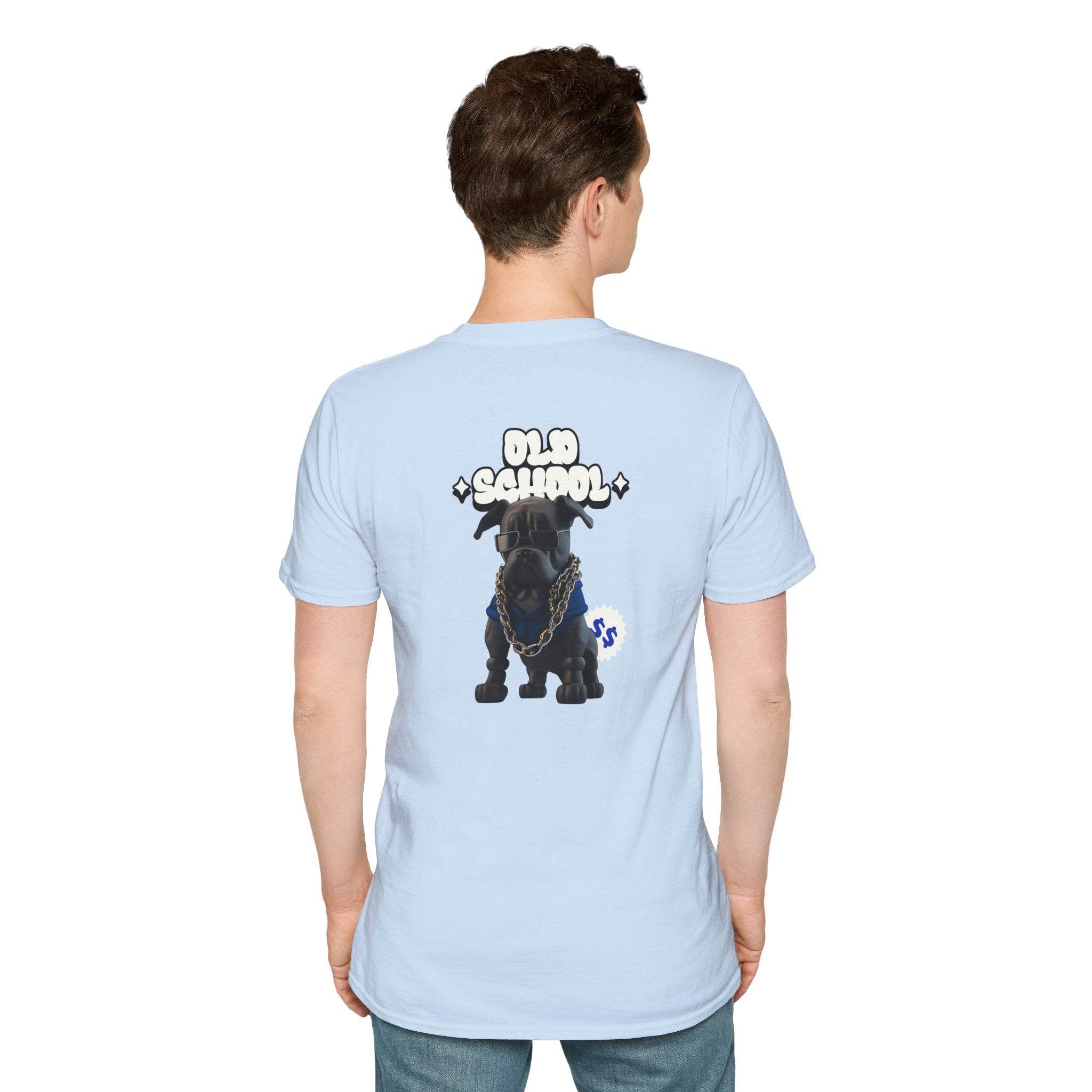 Old School Dog Unisex Softstyle T-Shirt - Esmeralda Ecostore