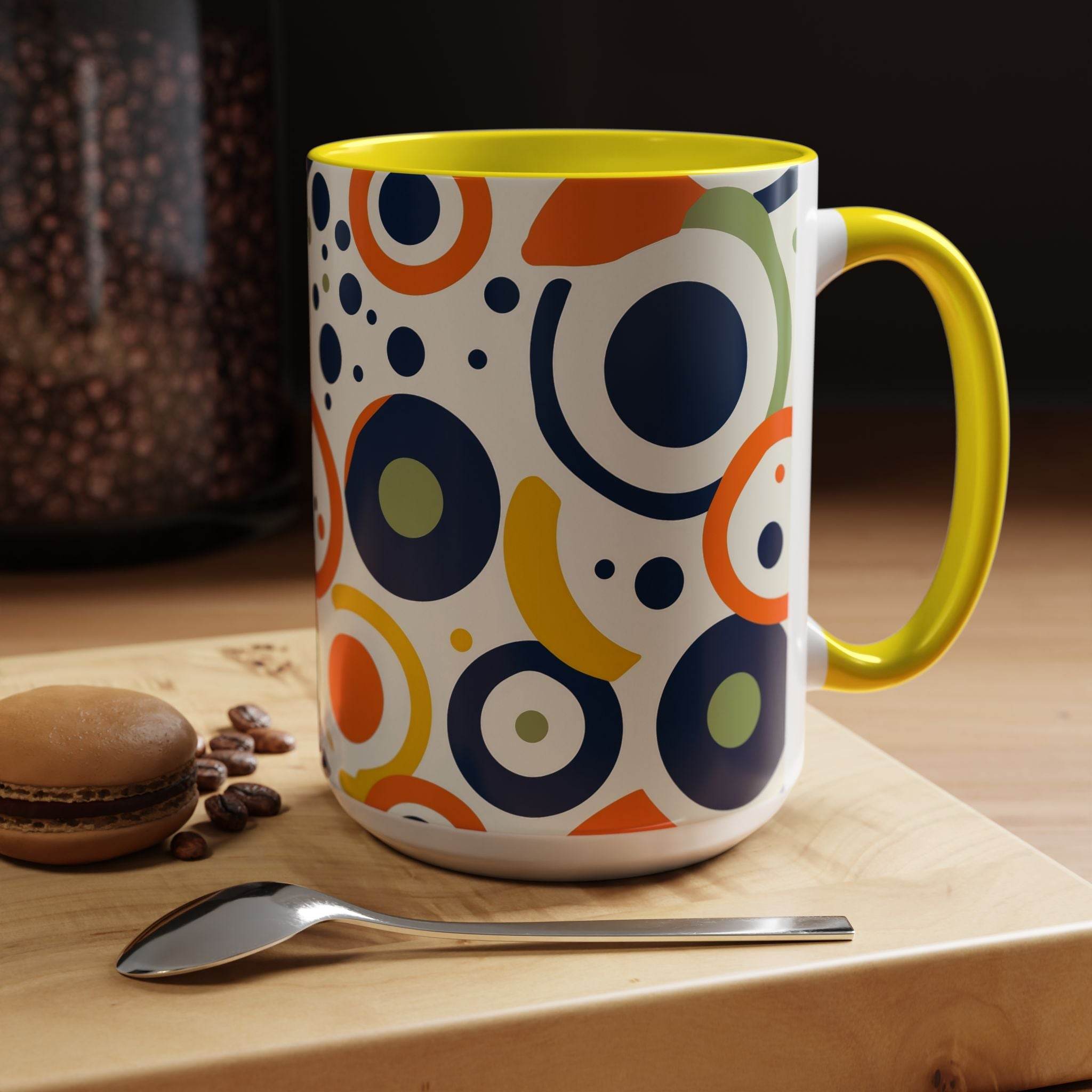 Pop Art Accent Coffee Mug (11oz-15oz) - Esmeralda Ecostore