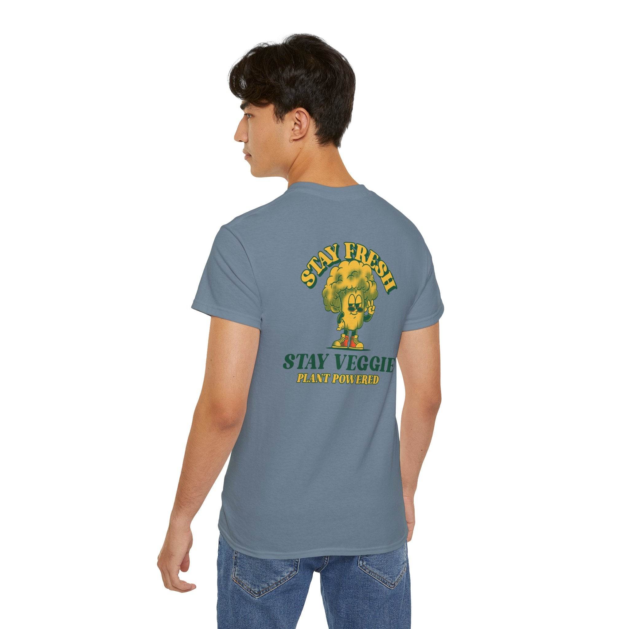 Stay Veggie Unisex Ultra Cotton Tee - Esmeralda Ecostore