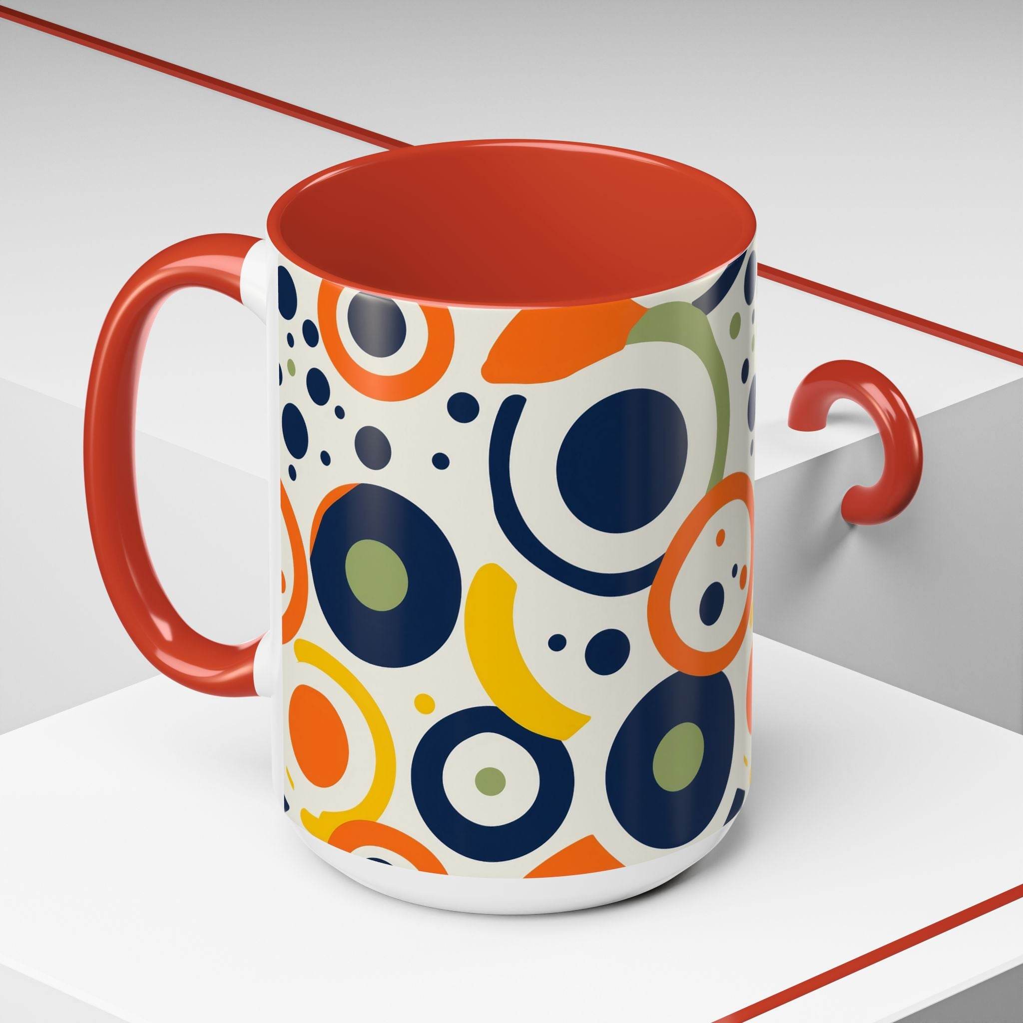 Pop Art Accent Coffee Mug (11oz-15oz) - Esmeralda Ecostore