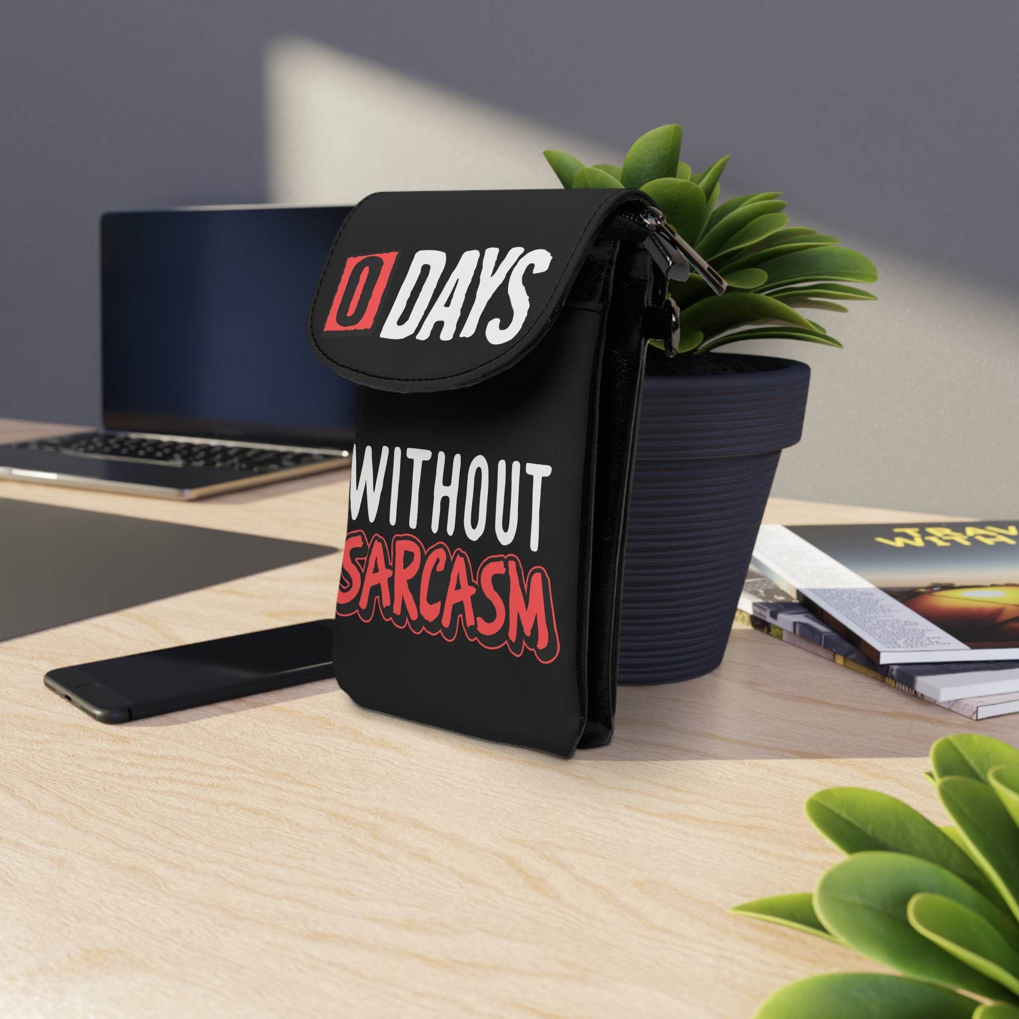The Sarcastic Small Cell Phone Wallet - Esmeralda Ecostore