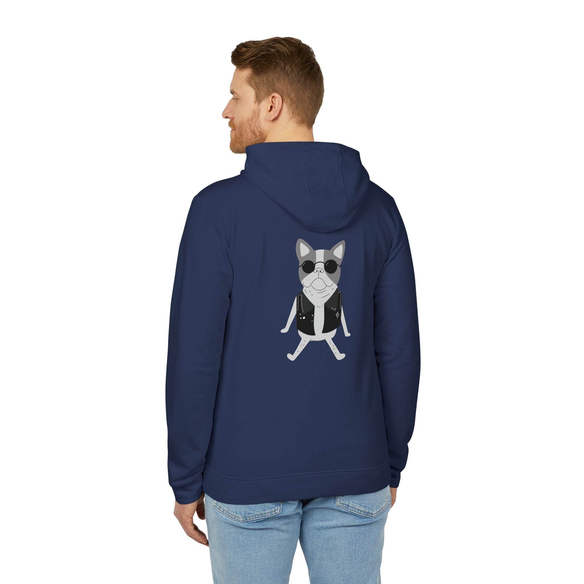 Minimalistic Adidas Unisex Fleece Hoodie - Hoodies - Esmeralda Ecostore
