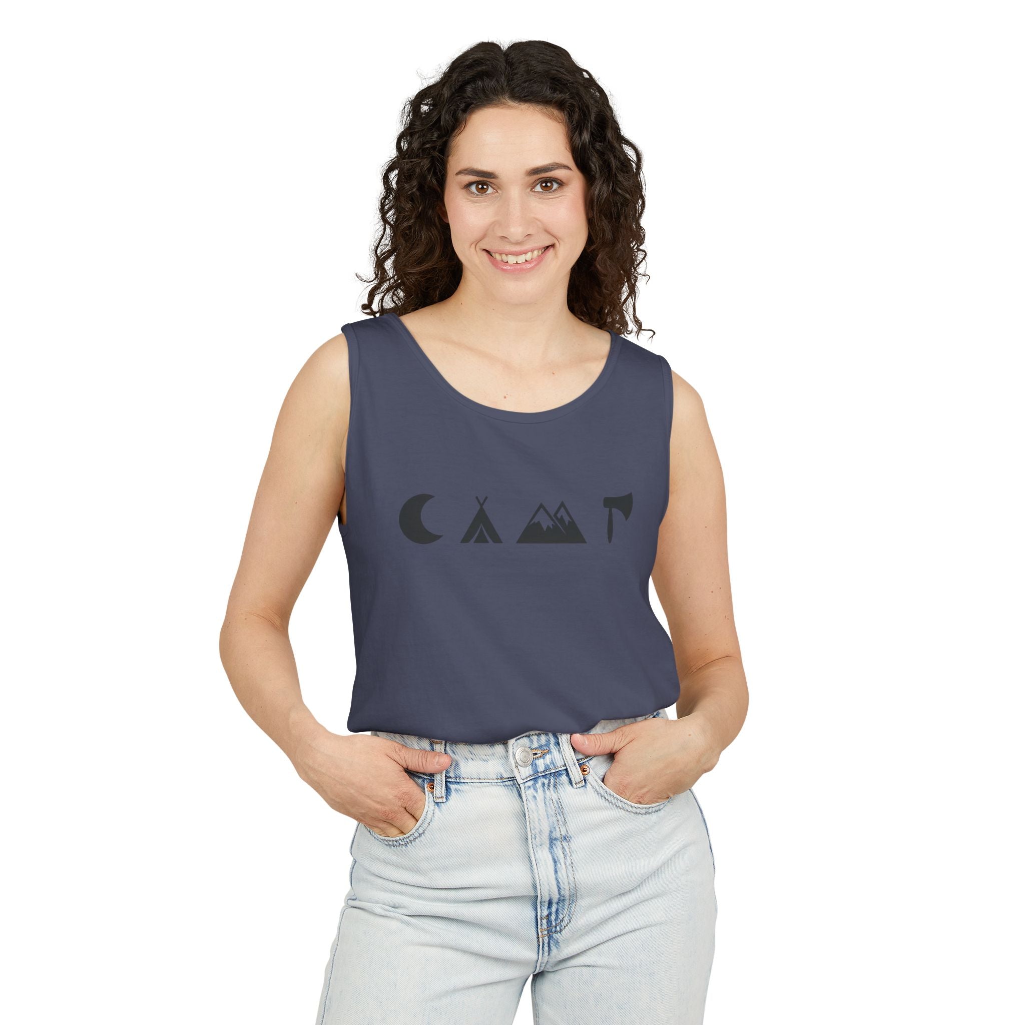 Adventure Awaits Unisex Garment-Dyed Tank Top