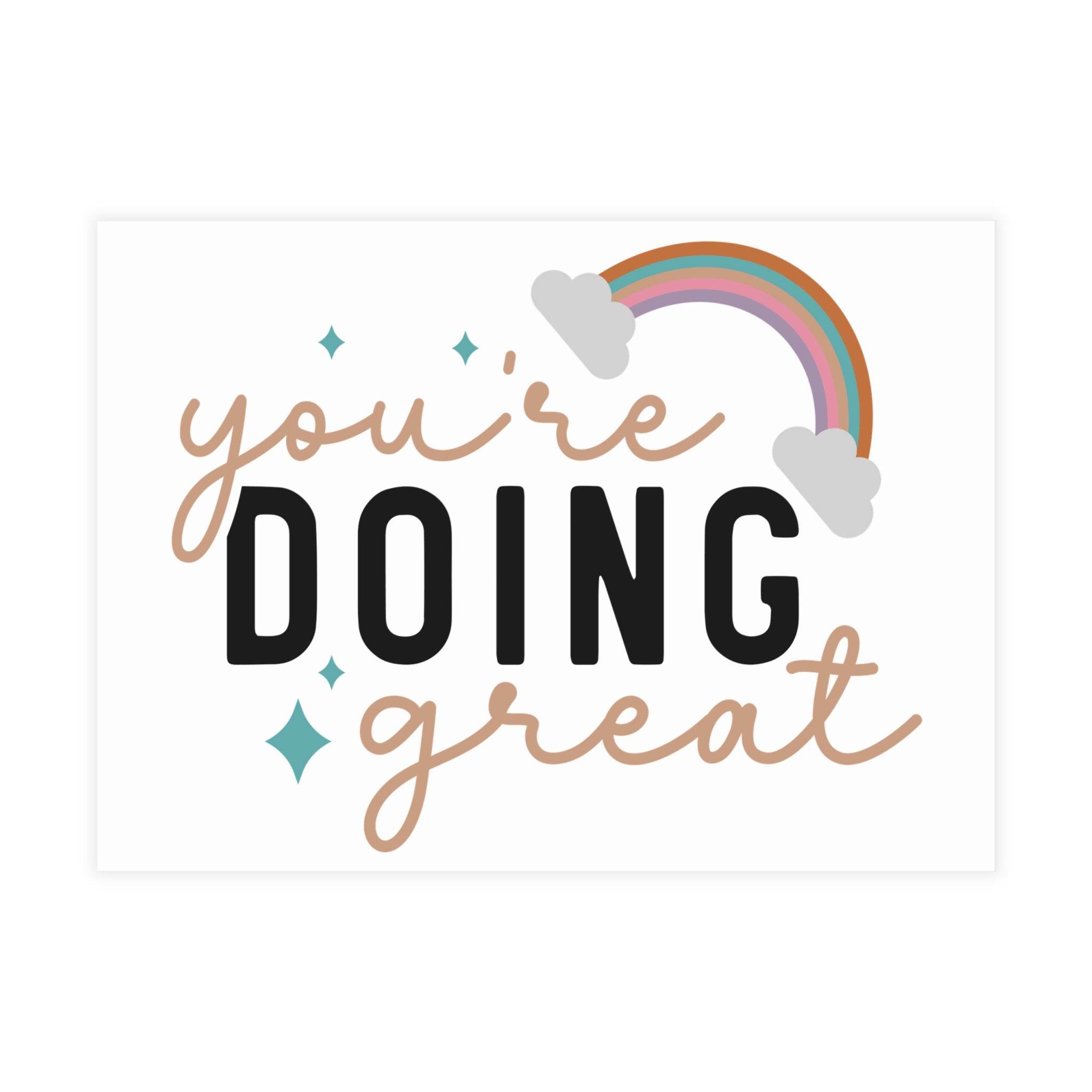 You'Re Doing Great Postcard Bundles-Envelopes Not Included - Esmeralda Ecostore