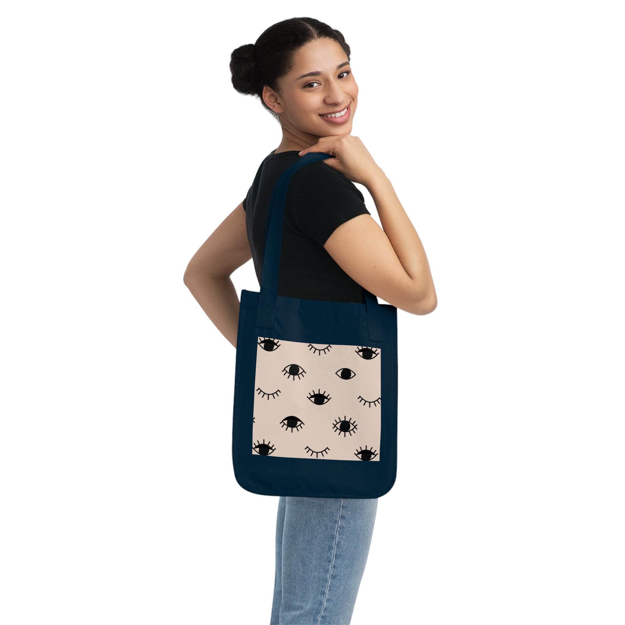Eye See You Organic Canvas Tote Bag - Esmeralda Ecostore