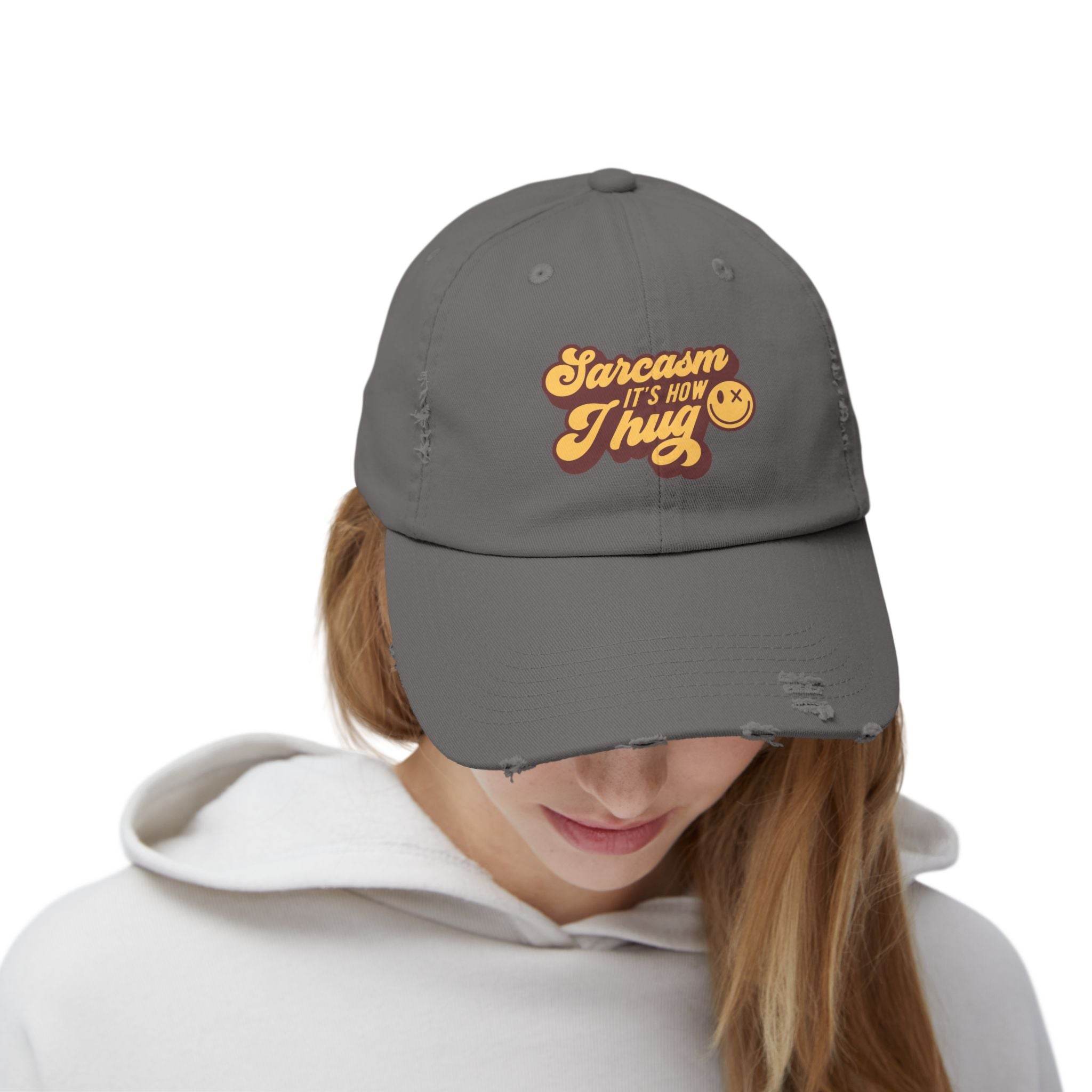Sarcastic Unisex Distressed Cap - Esmeralda Ecostore