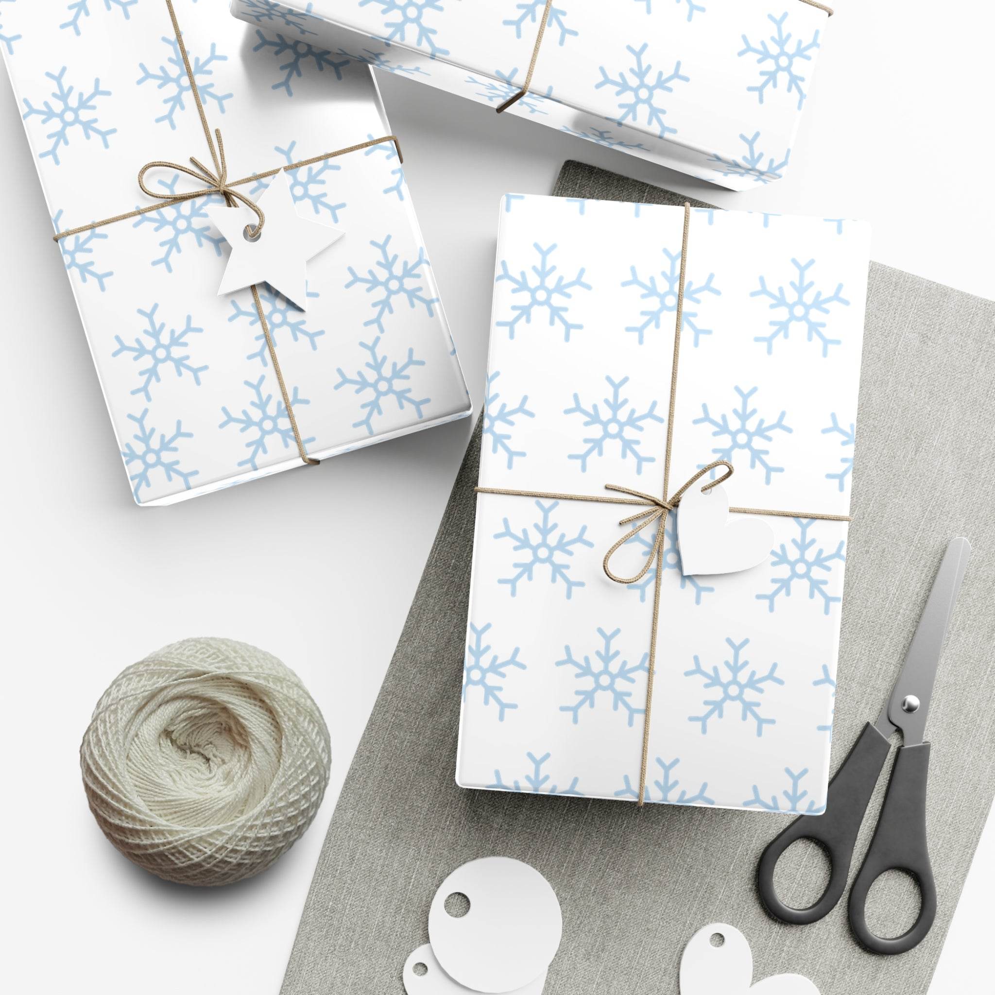 Snowflake Gift Wrap Papers - Esmeralda Ecostore