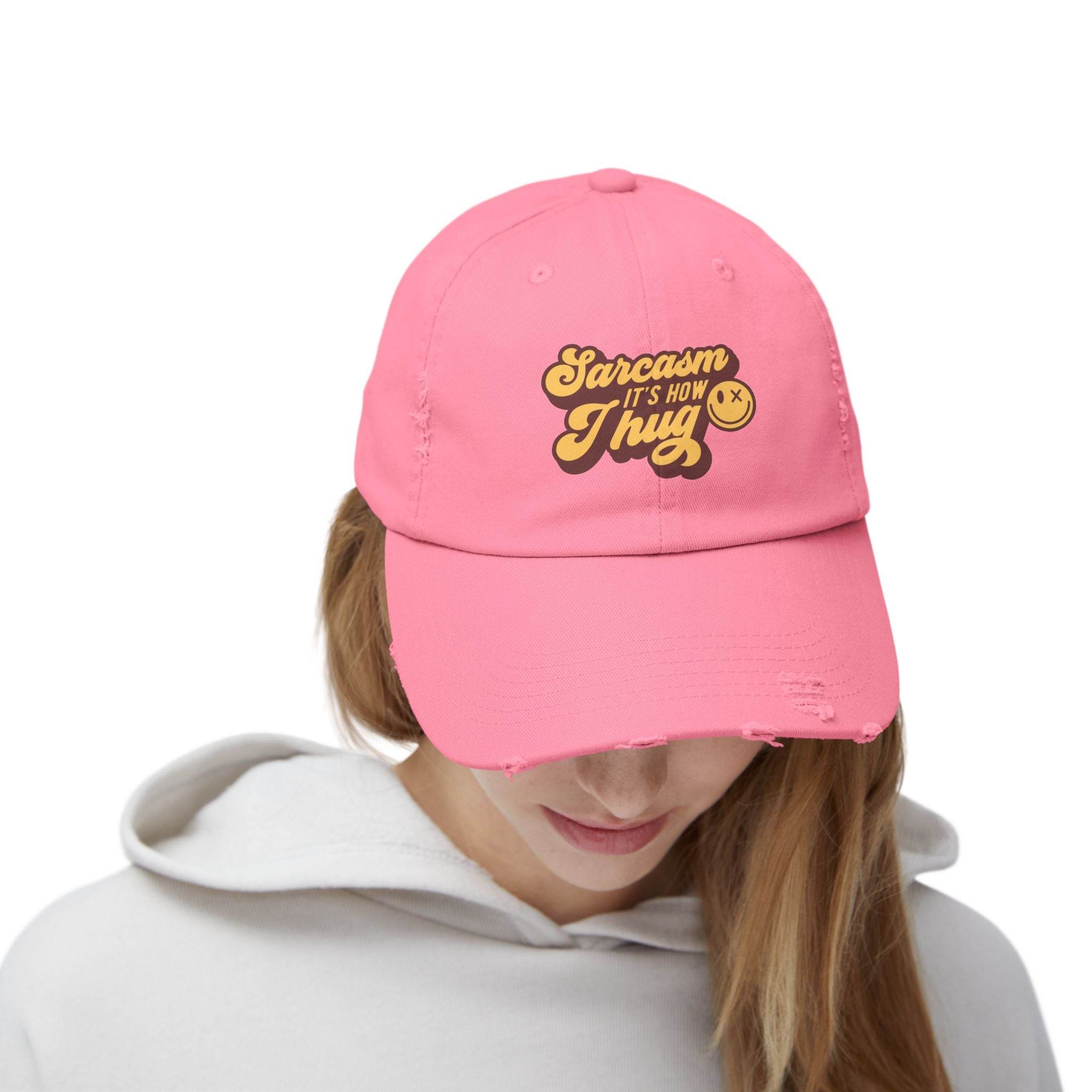 Sarcastic Unisex Distressed Cap - Esmeralda Ecostore