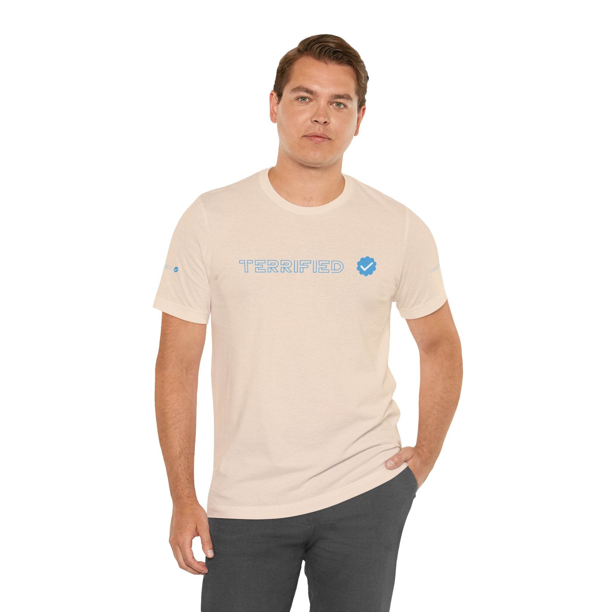 Terrified Unisex Jersey Short Sleeve Tee - Esmeralda Ecostore