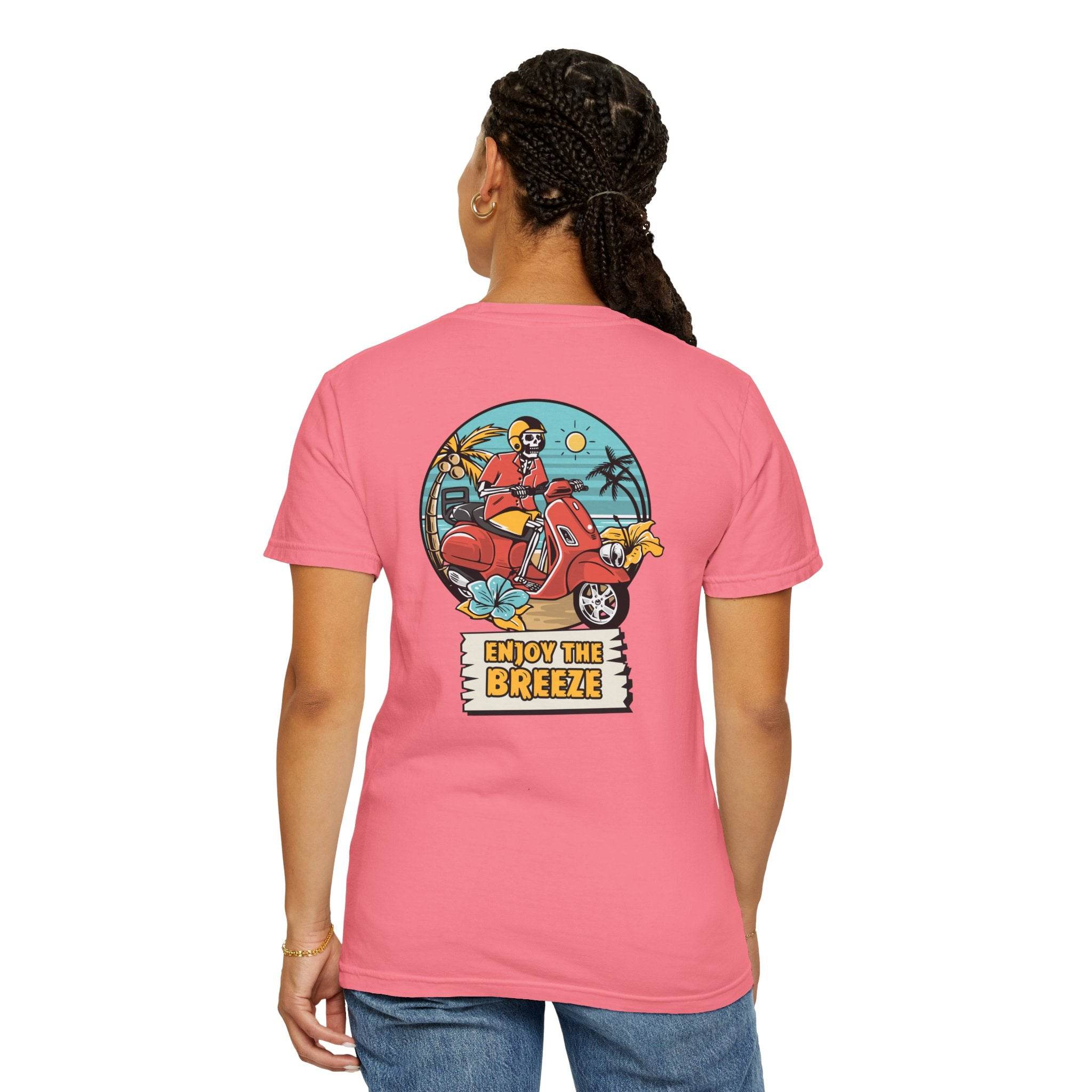 Enjoy The Breeze Unisex Garment-Dyed T-Shirt - Esmeralda Ecostore