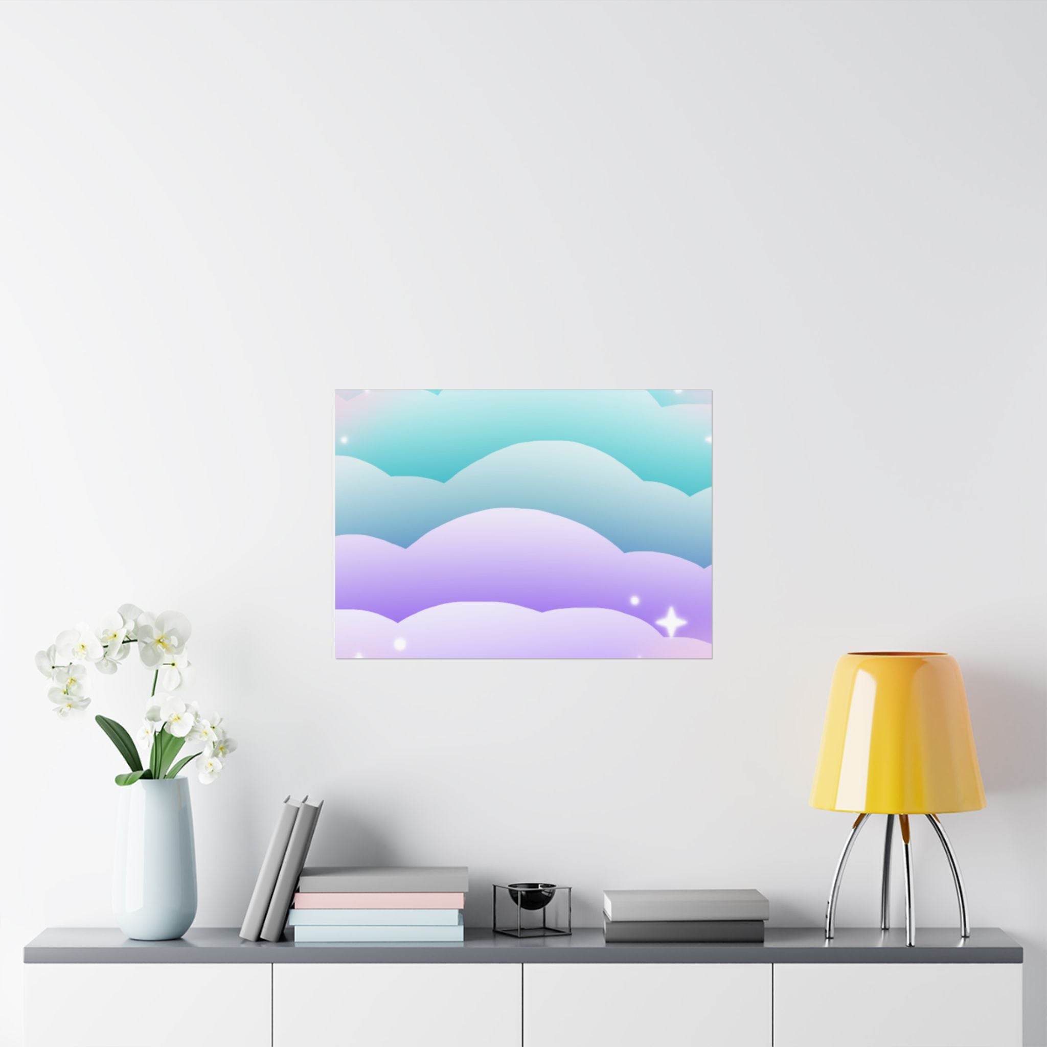 Cloudscape Matte Horizontal Posters - Esmeralda Ecostore