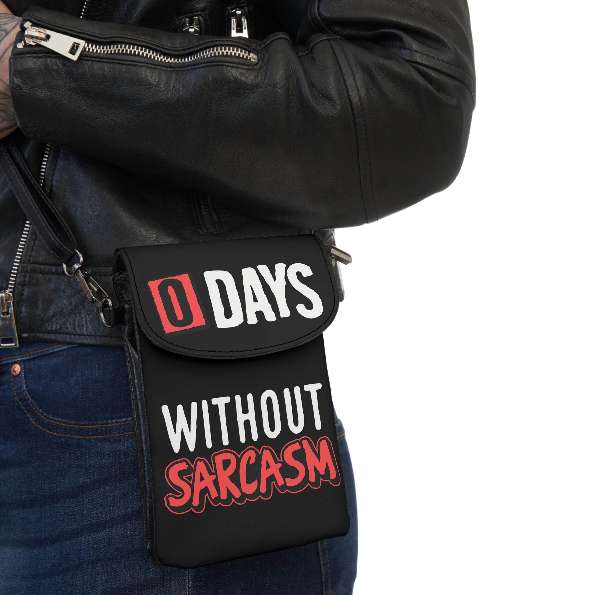 The Sarcastic Small Cell Phone Wallet - Esmeralda Ecostore