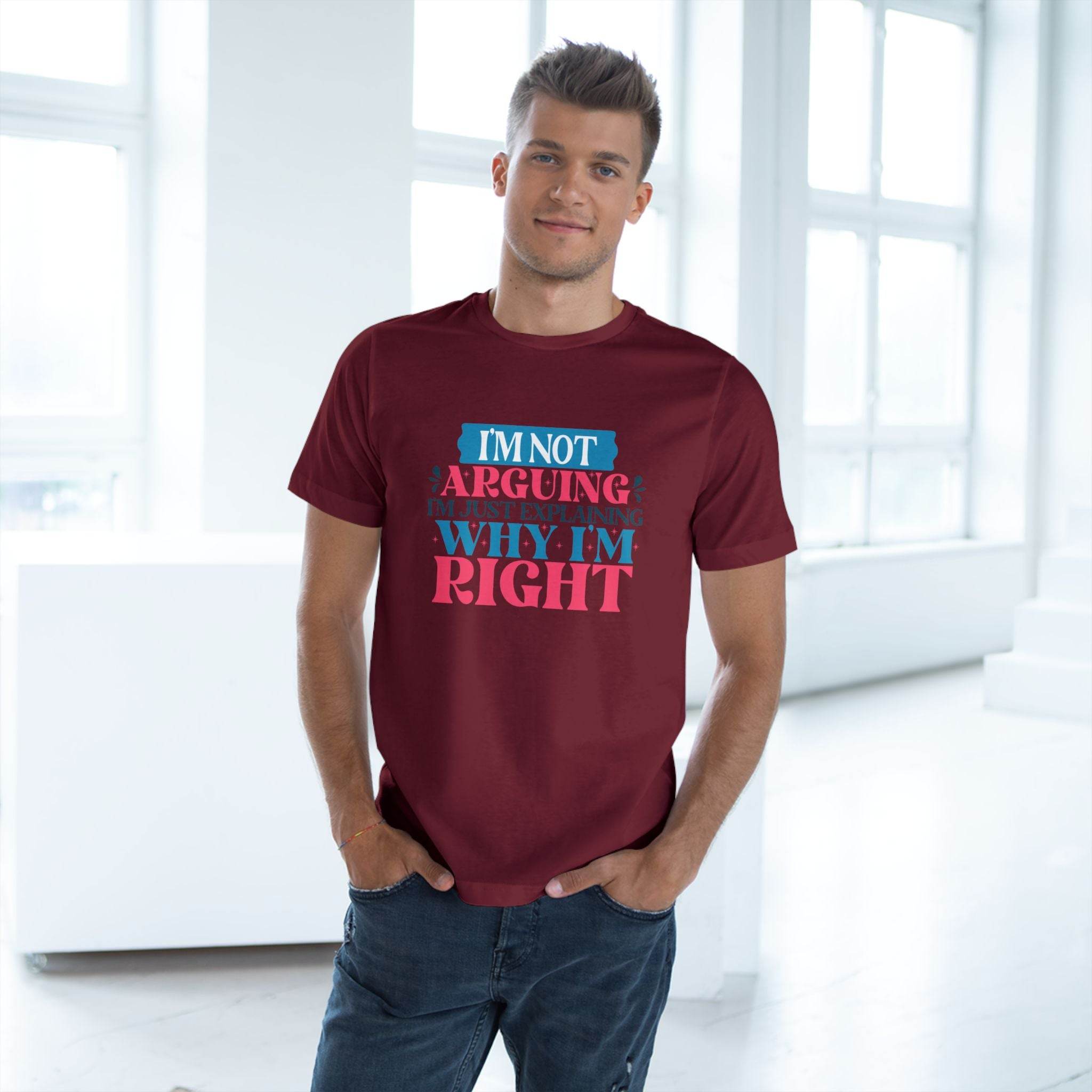 I'm Right Unisex Deluxe T-Shirt - Esmeralda Ecostore