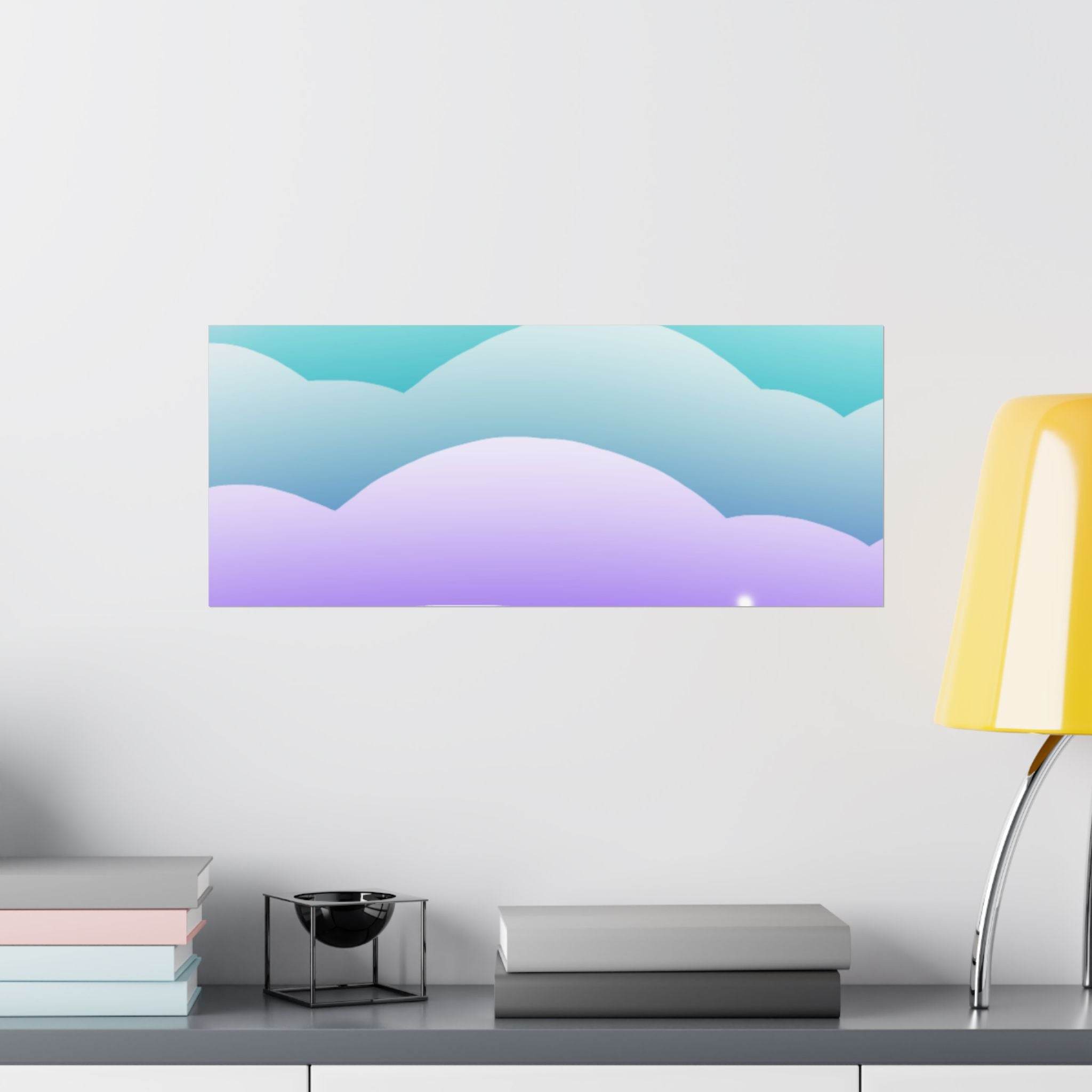 Cloudscape Matte Horizontal Posters - Esmeralda Ecostore