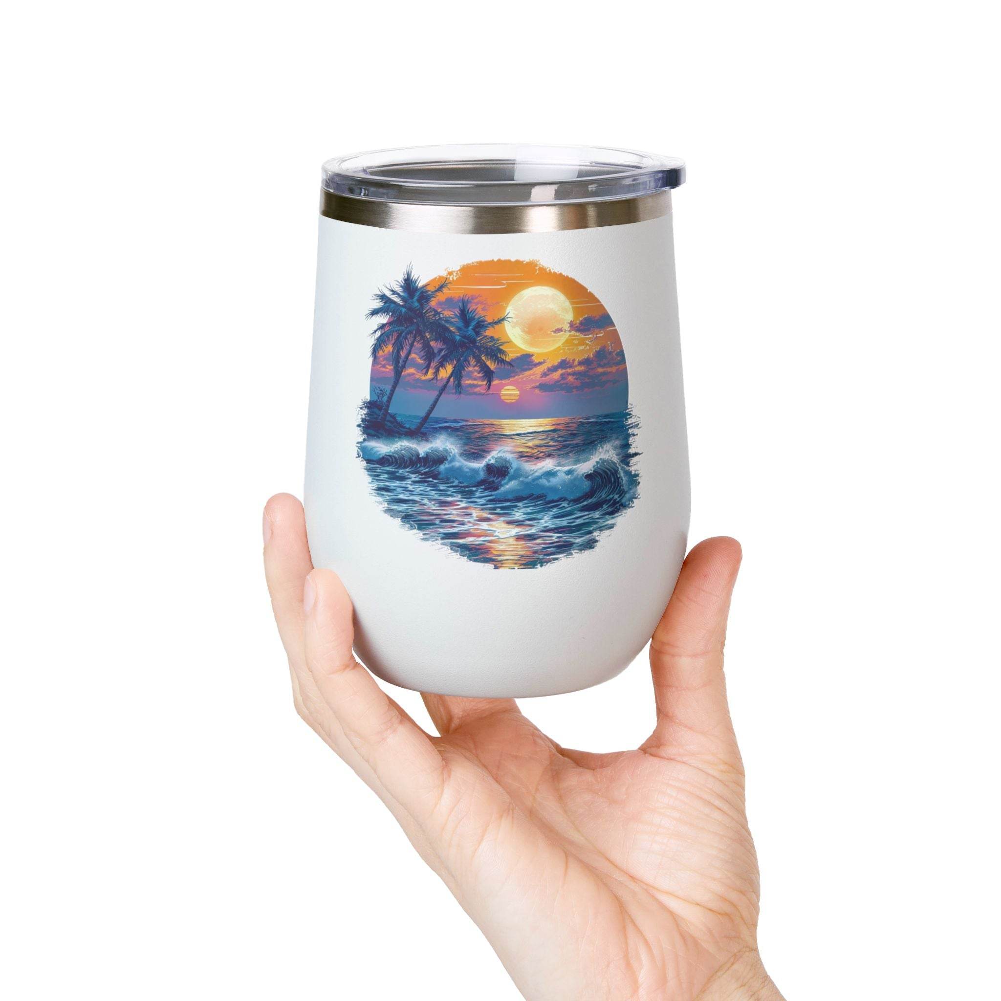 Tropical Sunset Wine Tumbler - Esmeralda Ecostore