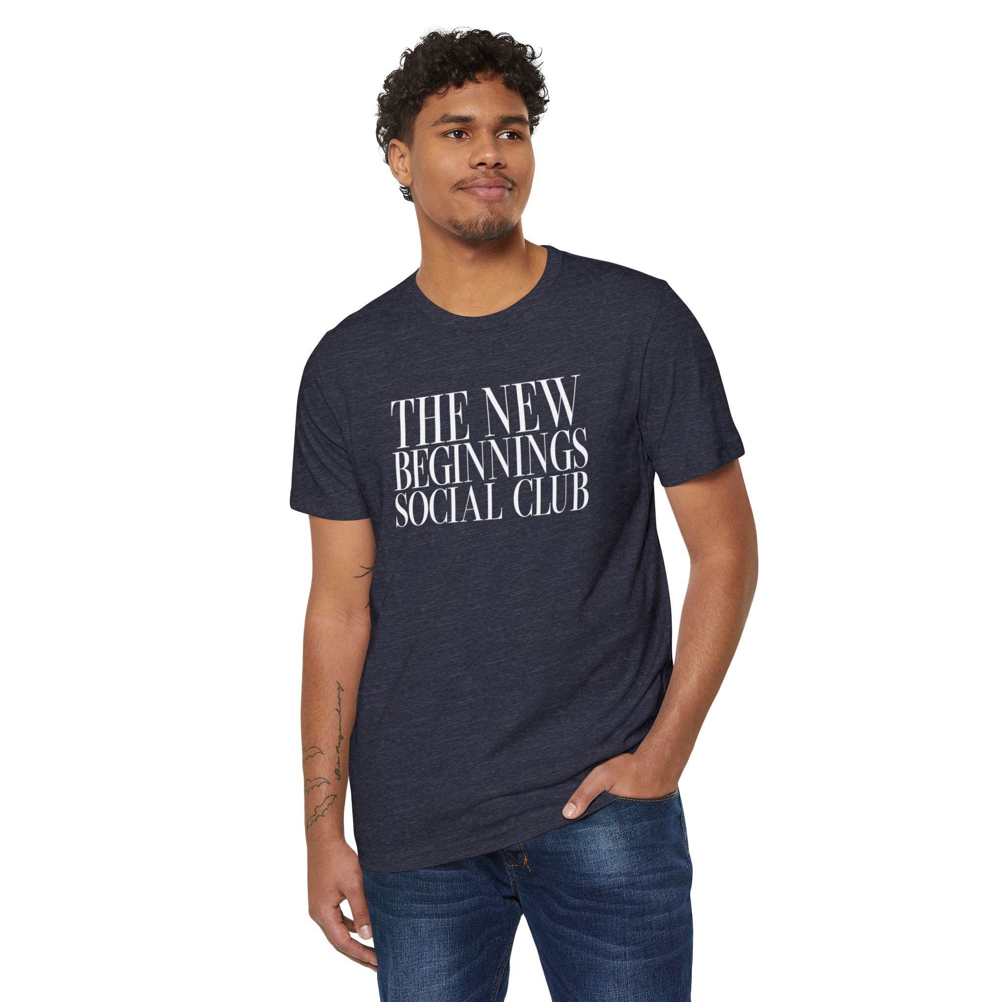 New Beginnings Unisex Recycled Organic T-Shirt - Esmeralda Ecostore