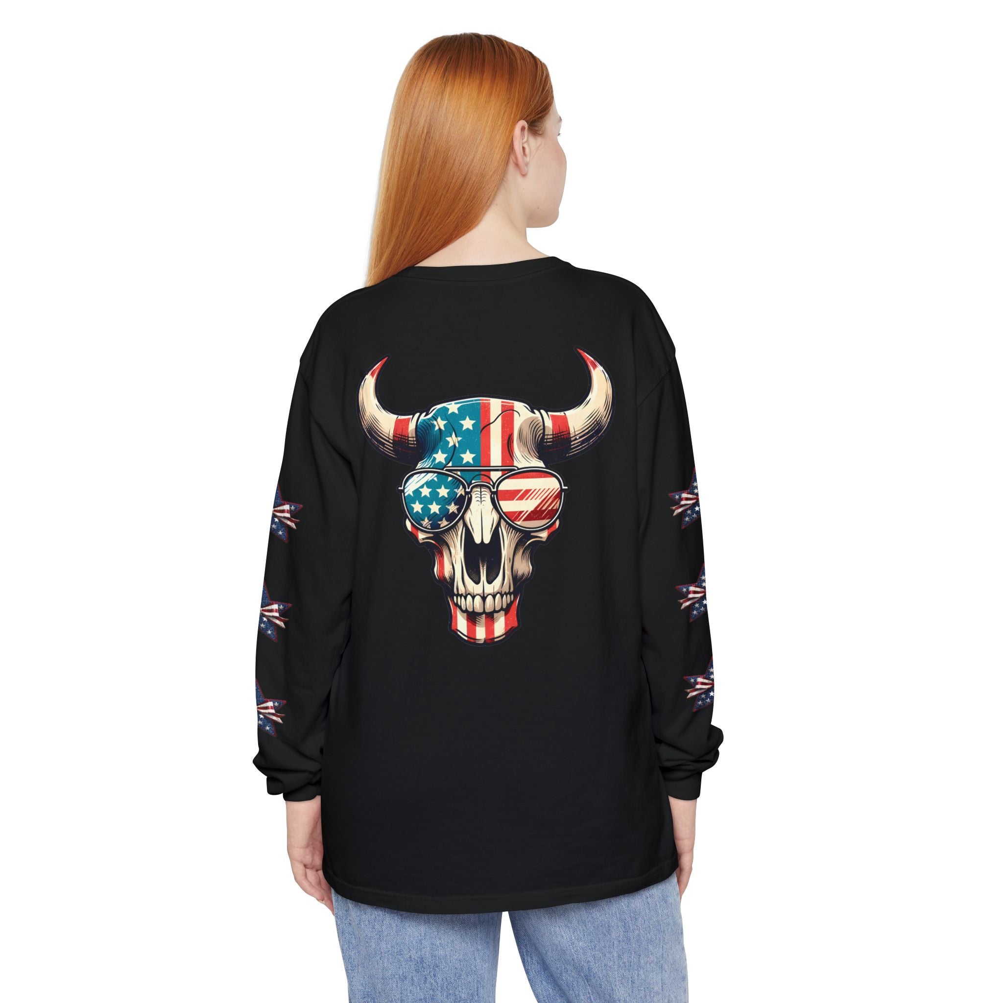 Liberty Horns Unisex Garment-Dyed Long Sleeve T-Shirt