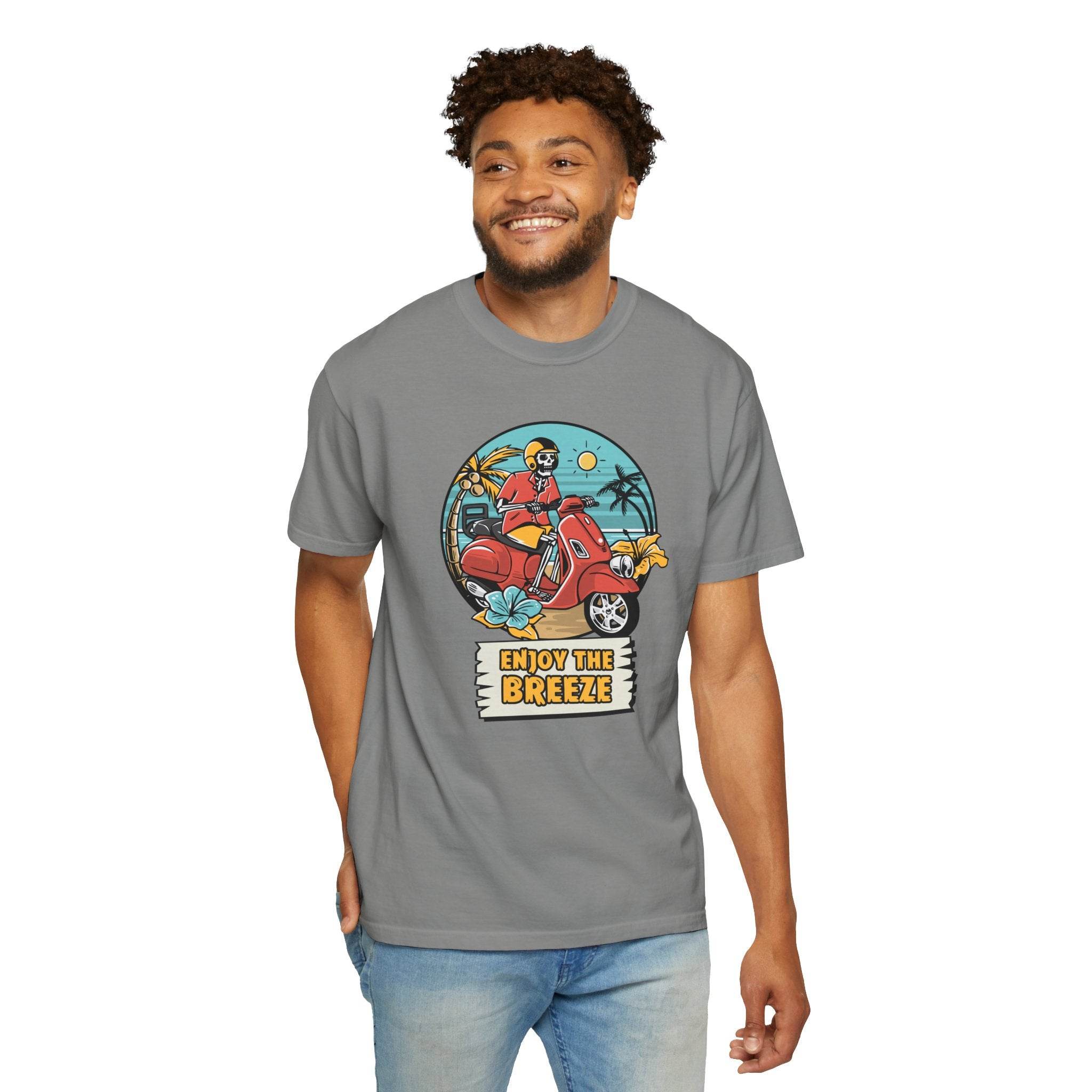 Enjoy The Breeze Unisex Garment-Dyed T-Shirt - Esmeralda Ecostore