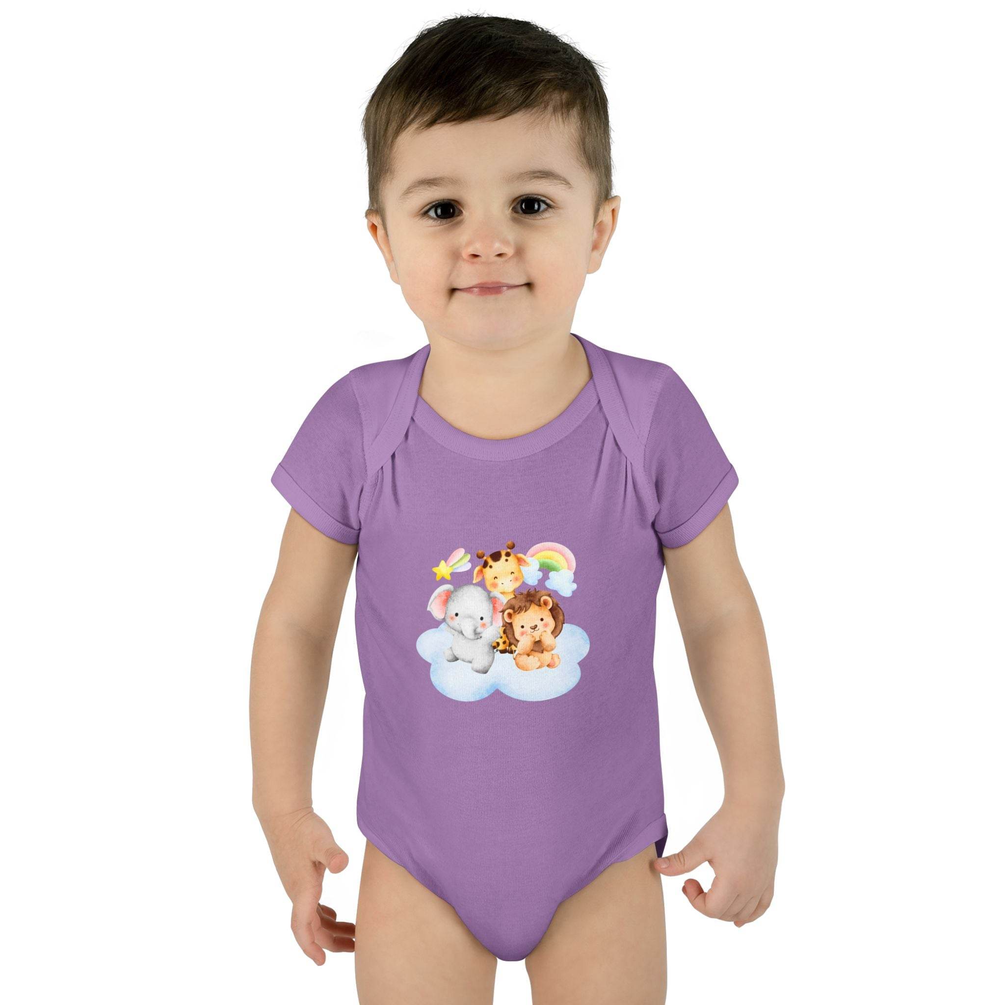 Cloud Buddies Infant Baby Rib Bodysuit - Esmeralda Ecostore