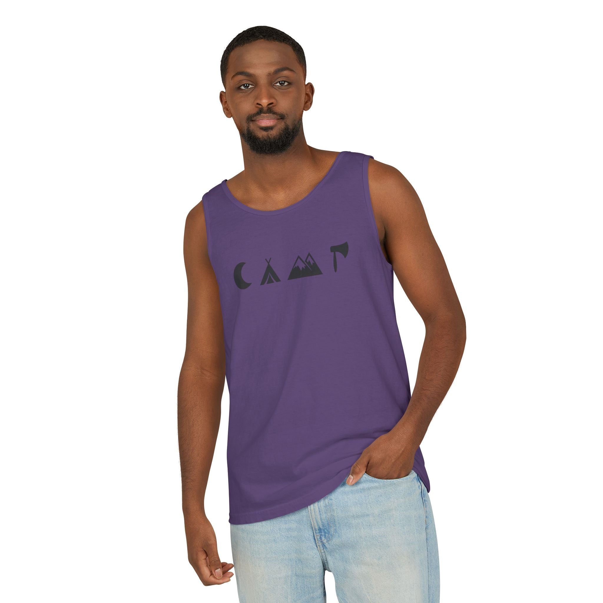 Adventure Awaits Unisex Garment-Dyed Tank Top