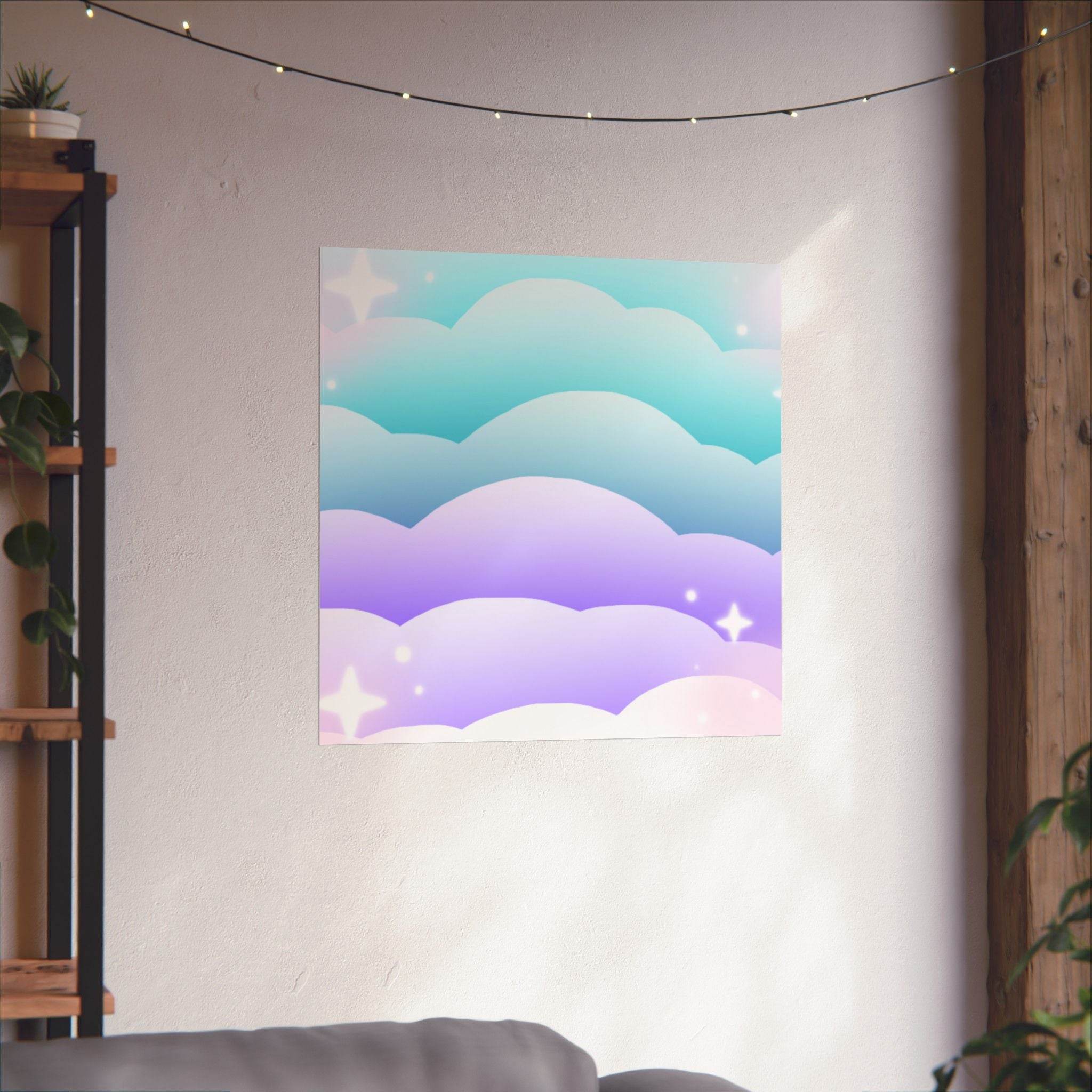 Cloudscape Matte Horizontal Posters - Esmeralda Ecostore