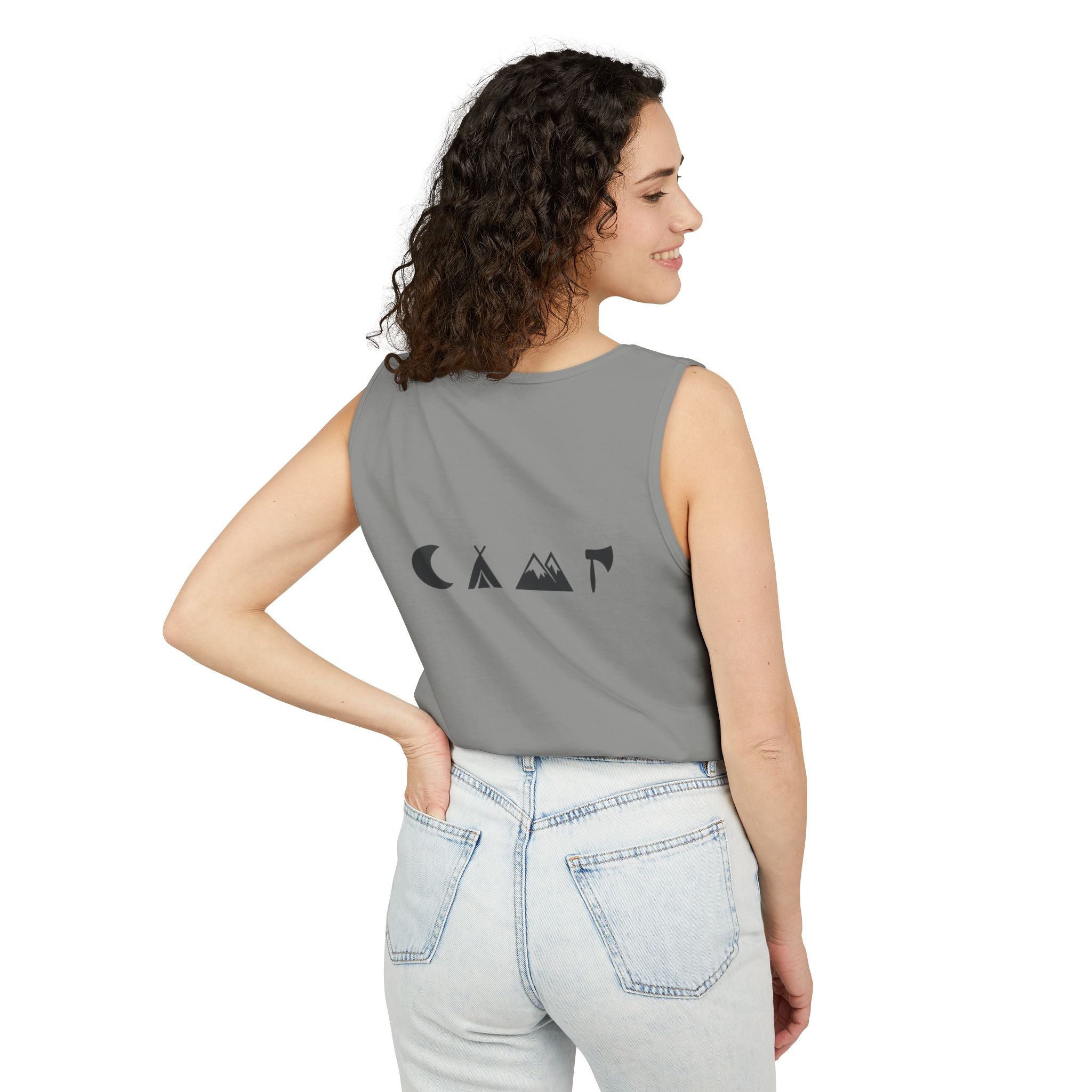 Adventure Awaits Unisex Garment-Dyed Tank Top