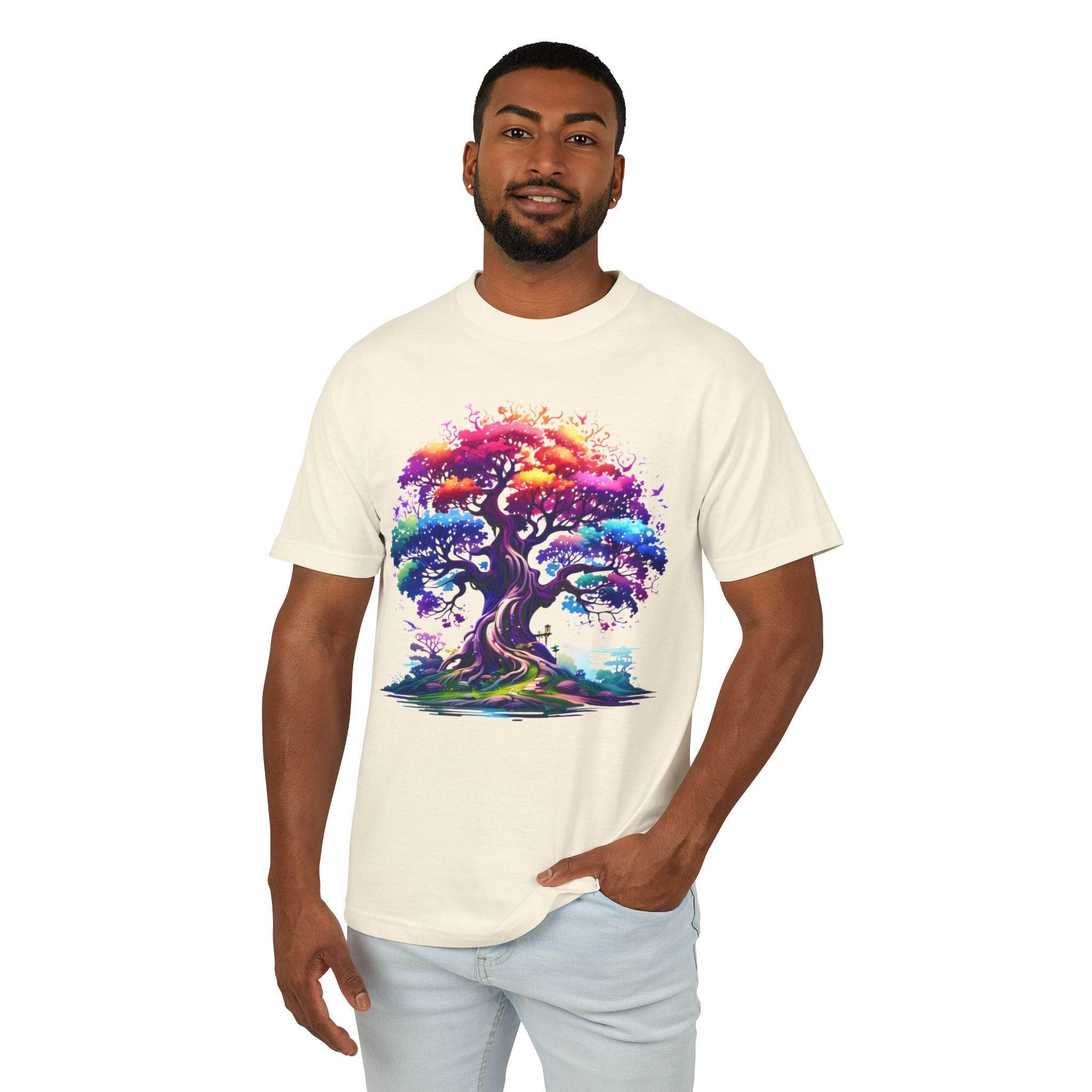 Colorwood Unisex Garment-Dyed Heavyweight Cotton Tee - Esmeralda Ecostore