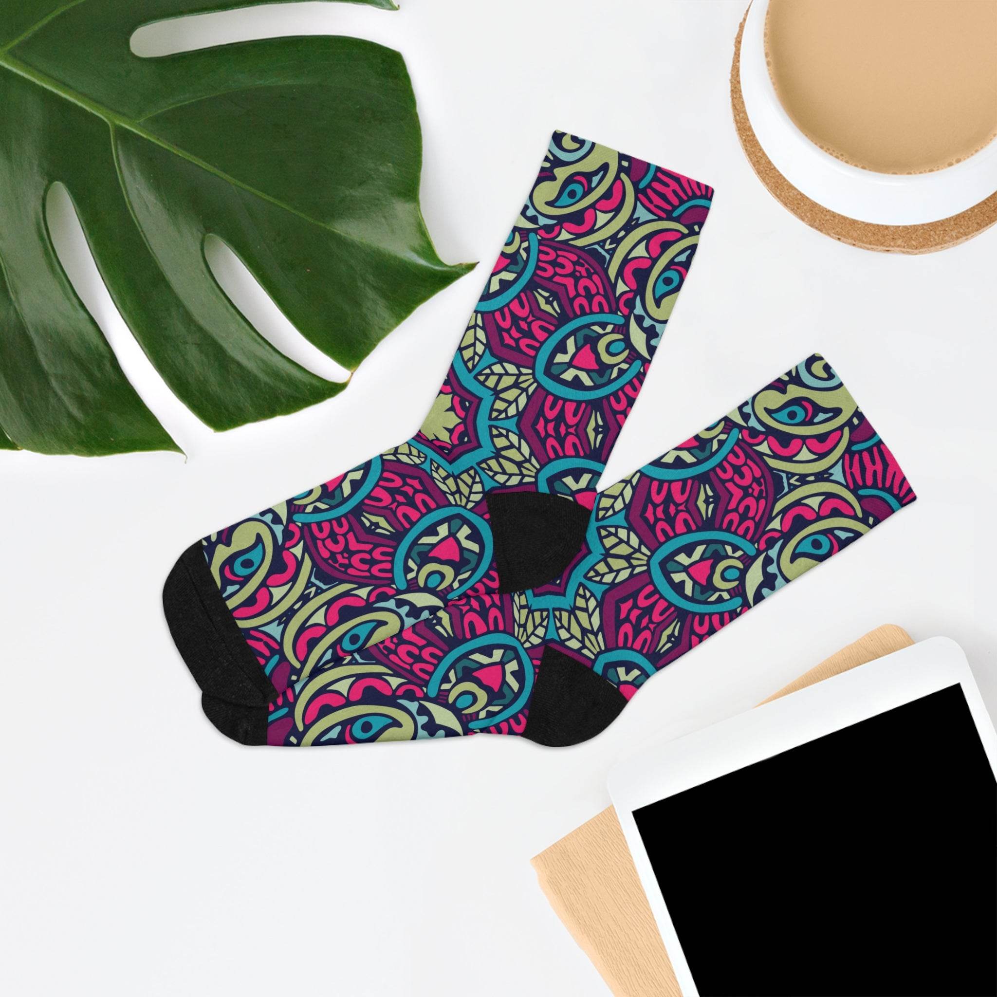 Karma Kicks Recycled Poly Socks - Esmeralda Ecostore