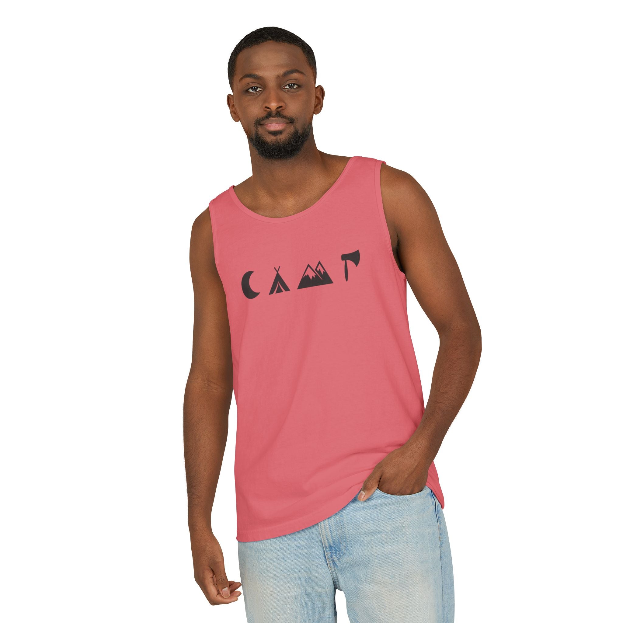 Adventure Awaits Unisex Garment-Dyed Tank Top