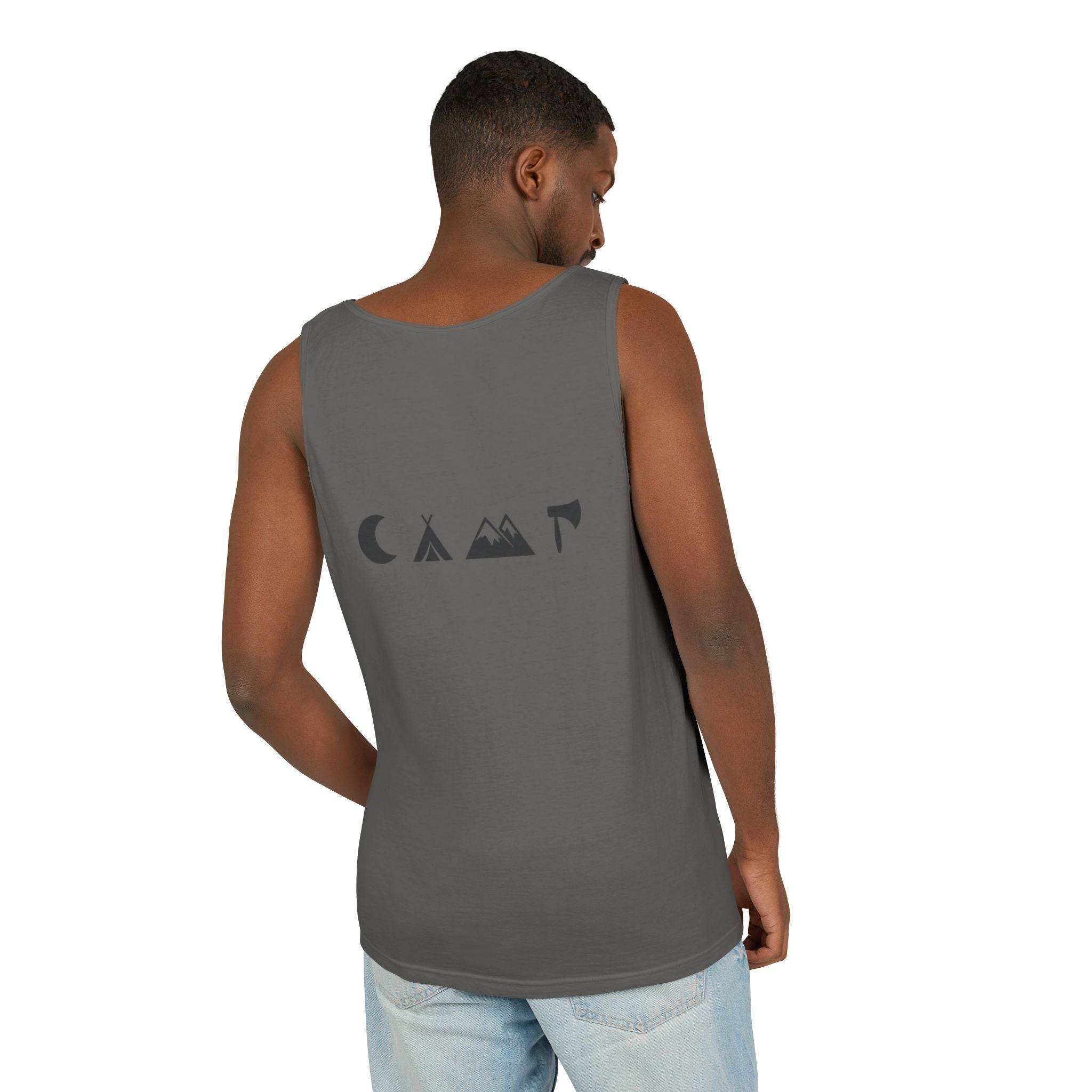 Adventure Awaits Unisex Garment-Dyed Tank Top