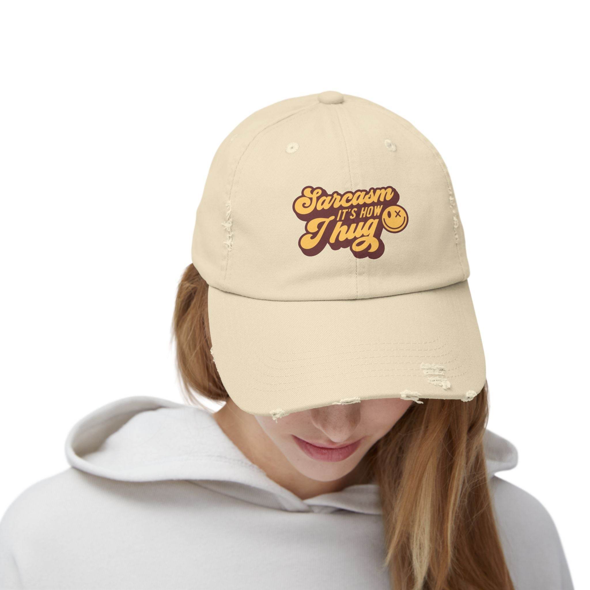 Sarcastic Unisex Distressed Cap - Esmeralda Ecostore