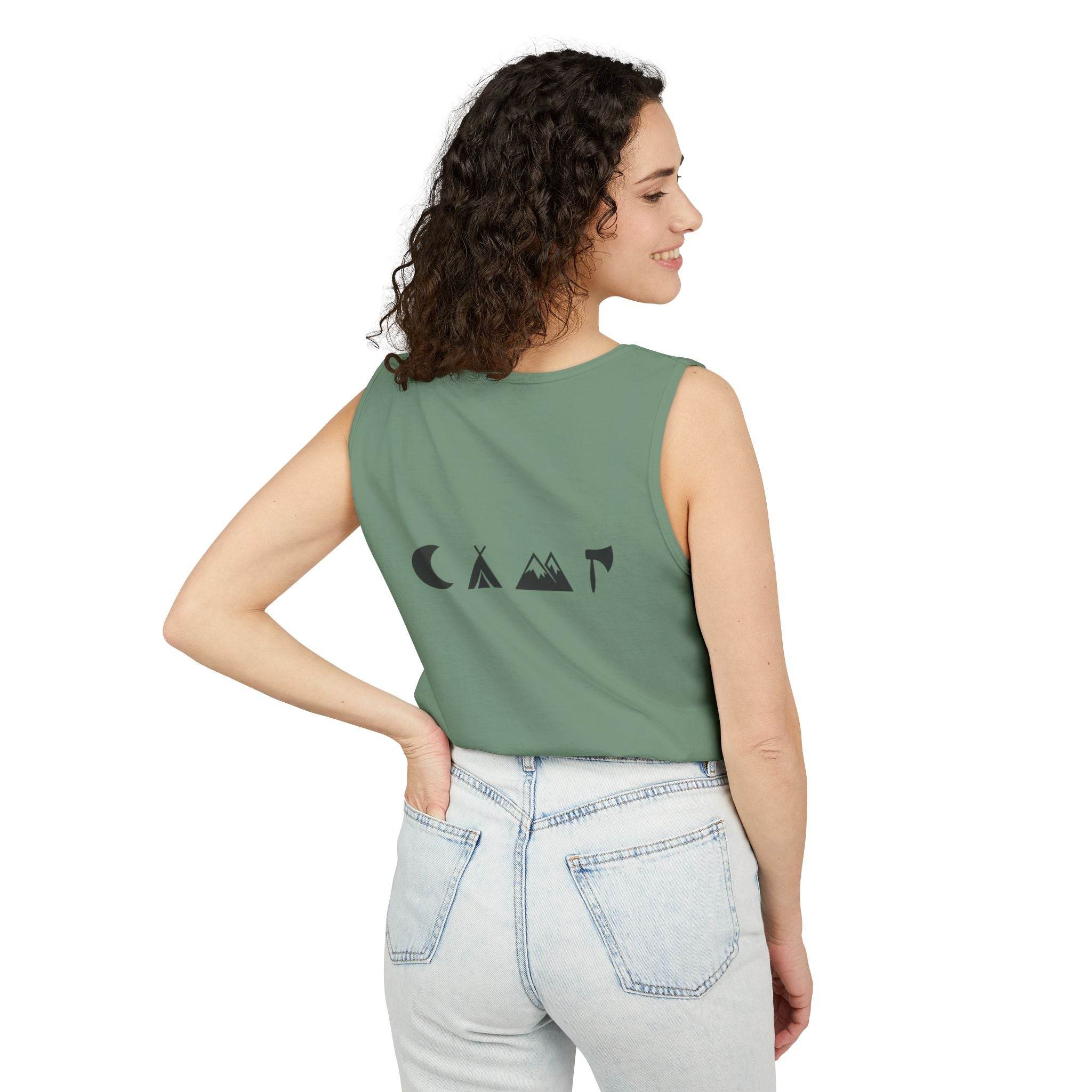 Adventure Awaits Unisex Garment-Dyed Tank Top