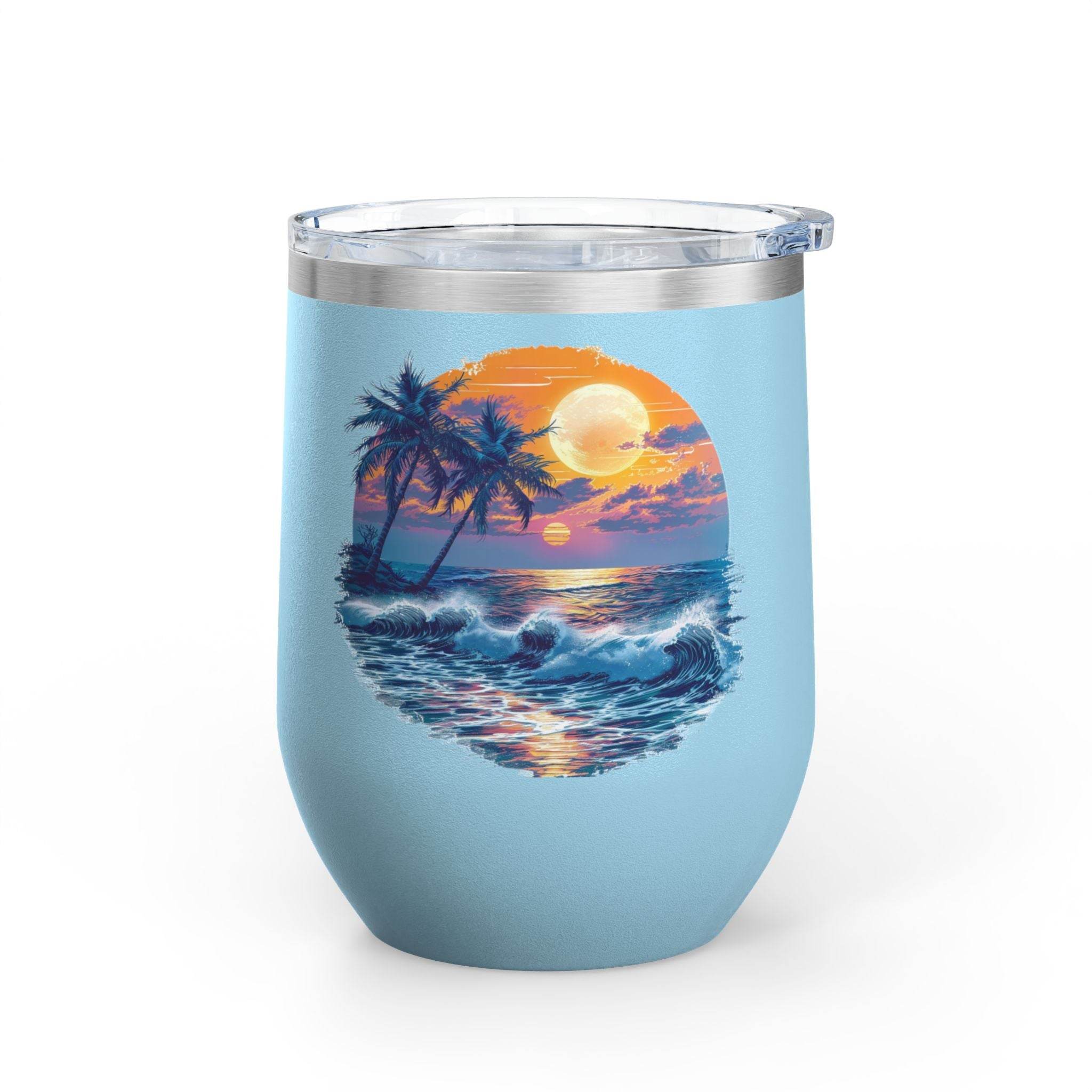 Tropical Sunset Wine Tumbler - Esmeralda Ecostore
