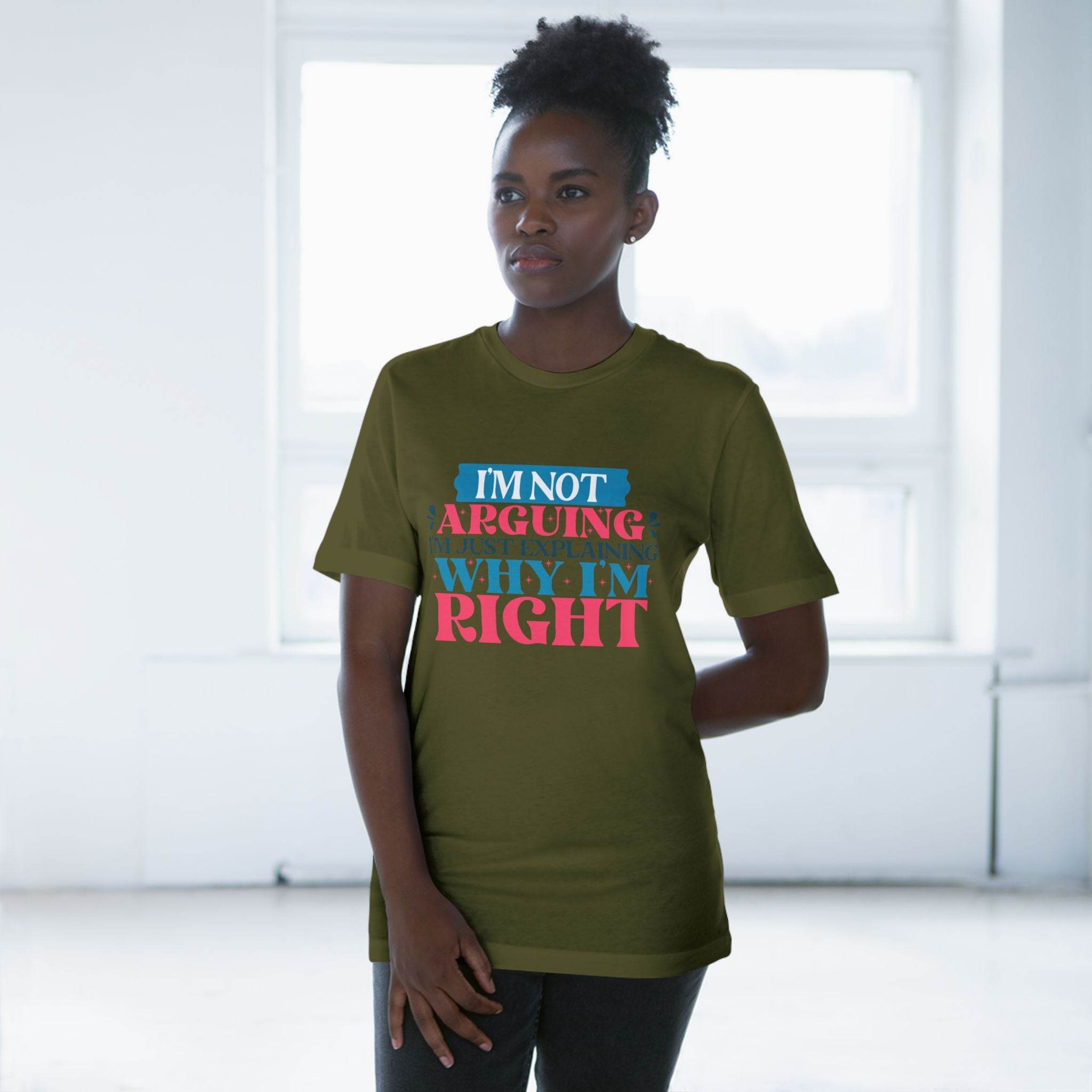 I'm Right Unisex Deluxe T-Shirt - Esmeralda Ecostore