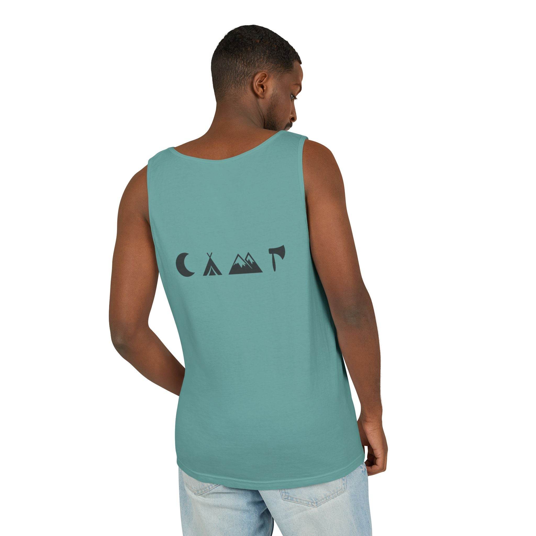 Adventure Awaits Unisex Garment-Dyed Tank Top