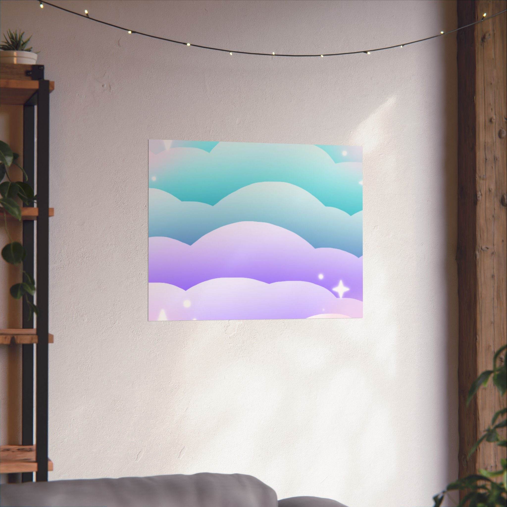 Cloudscape Matte Horizontal Posters - Esmeralda Ecostore