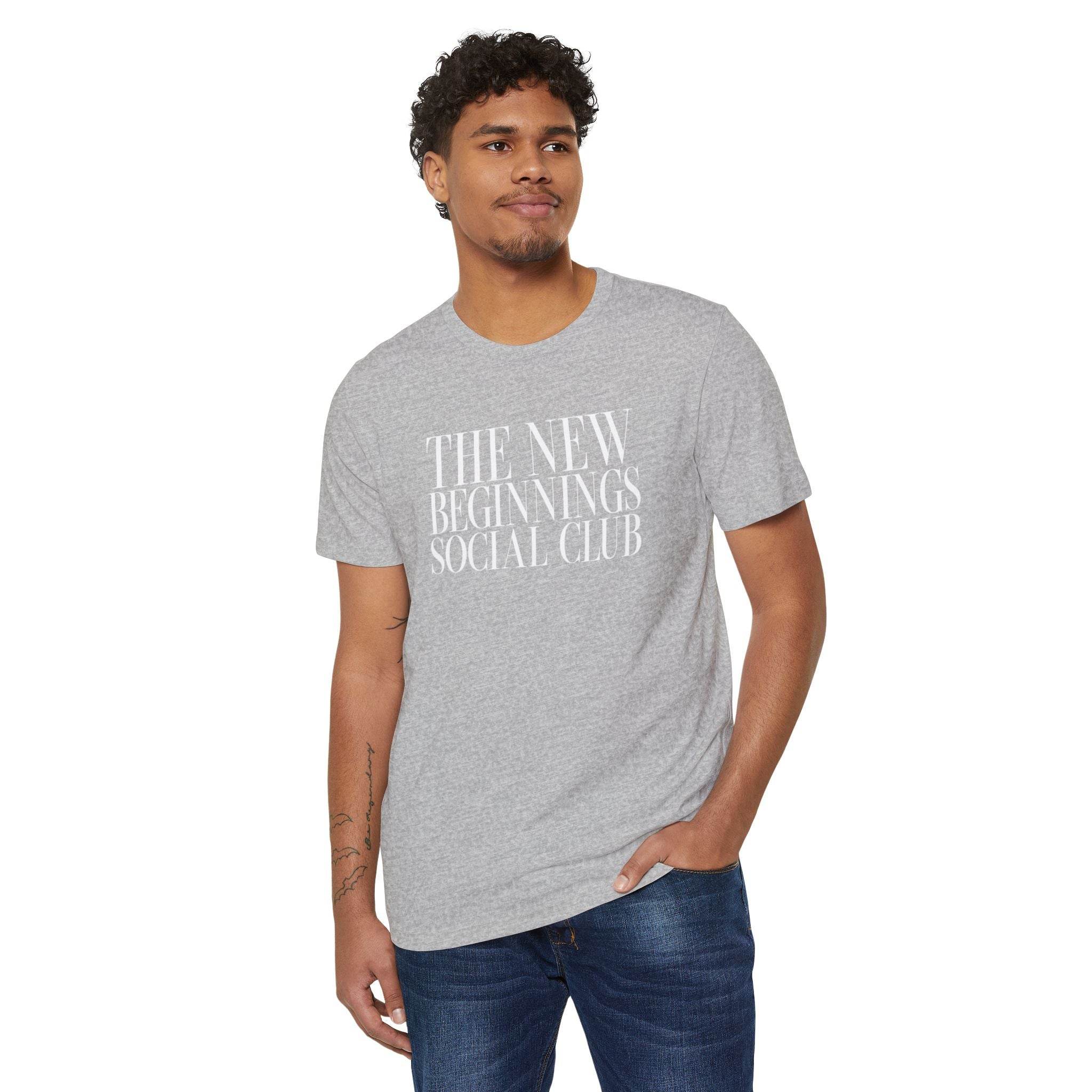 New Beginnings Unisex Recycled Organic T-Shirt - Esmeralda Ecostore