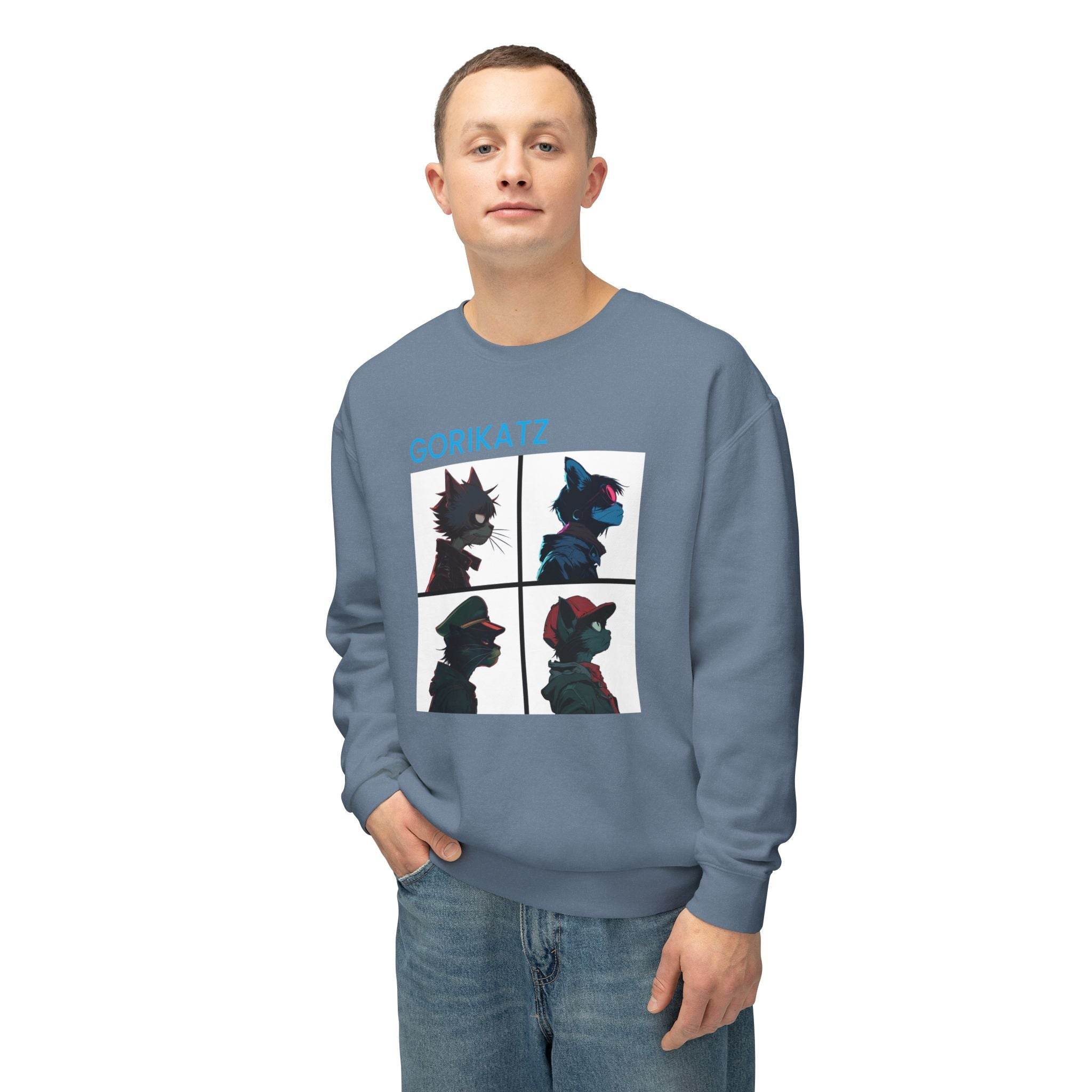 Gorikatz Unisex Lightweight Crewneck Sweatshirt - Esmeralda Ecostore