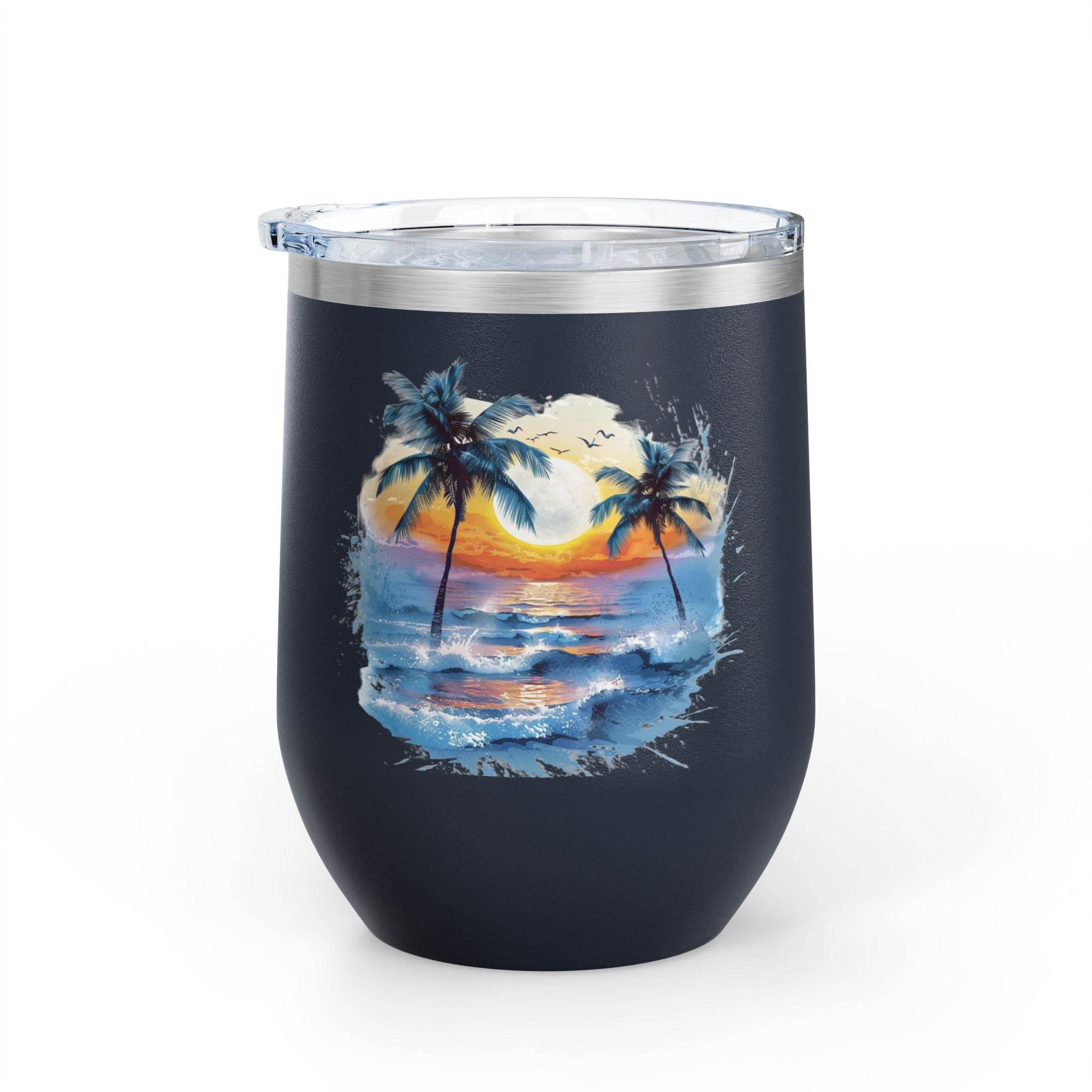 Tropical Sunset Wine Tumbler - Esmeralda Ecostore