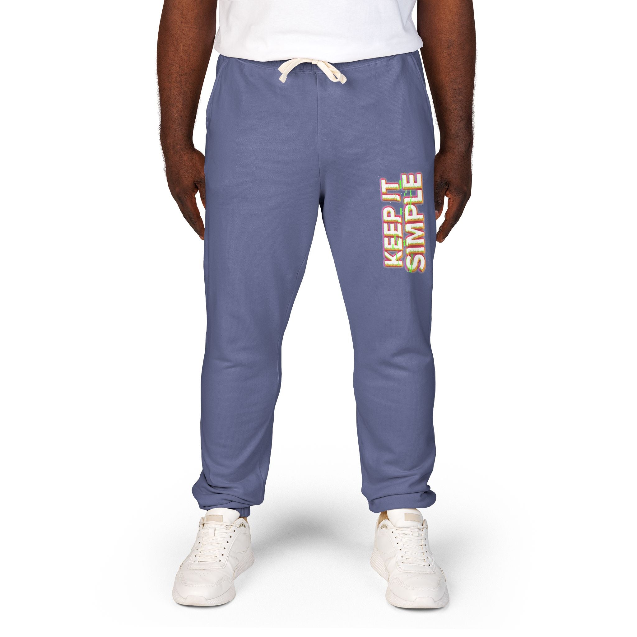 Keep It Simple Eco-Friendly Unisex Garment-Dyed Fleece Sweatpants