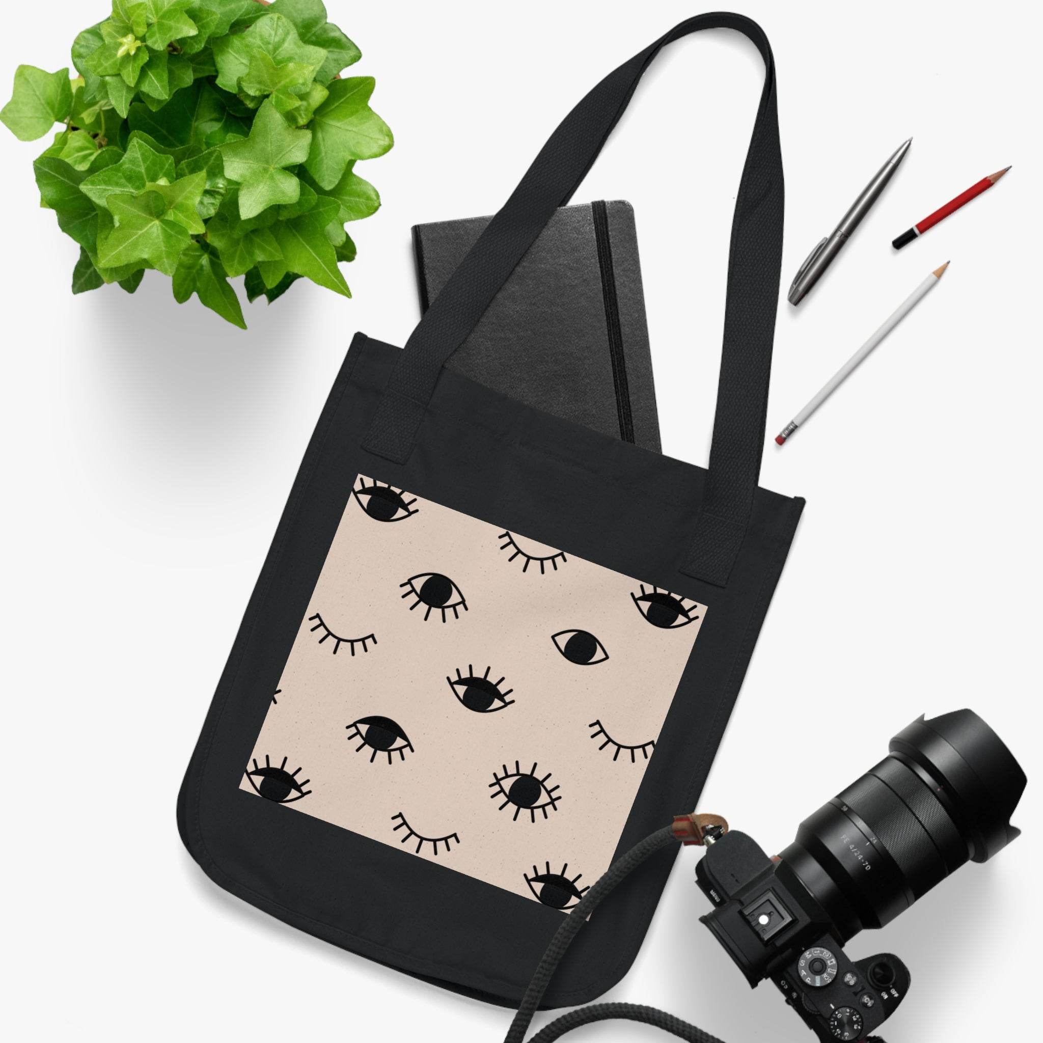 Eye See You Organic Canvas Tote Bag - Esmeralda Ecostore