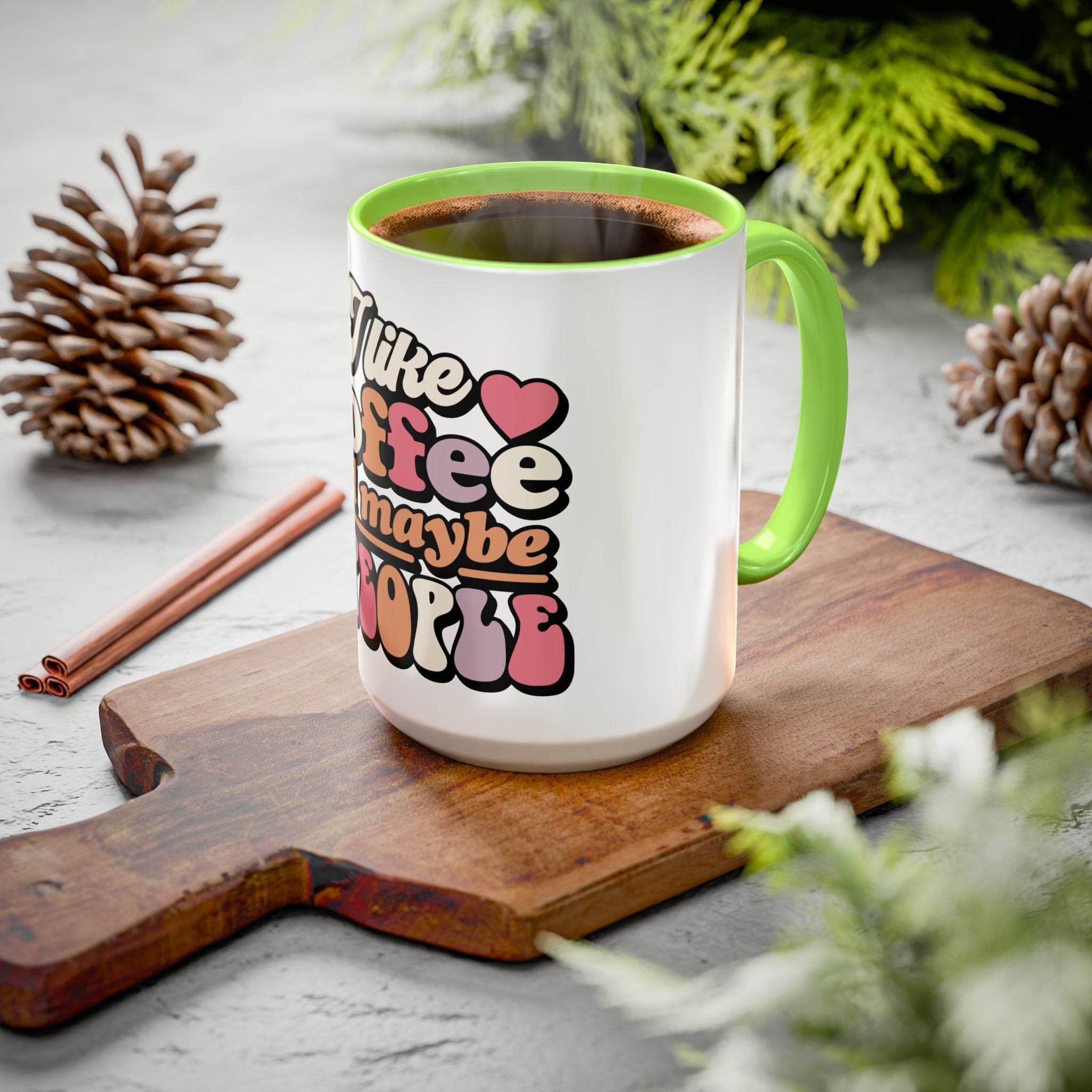 I Like Coffee Colorful Mugs-11oz And 15oz - Esmeralda Ecostore